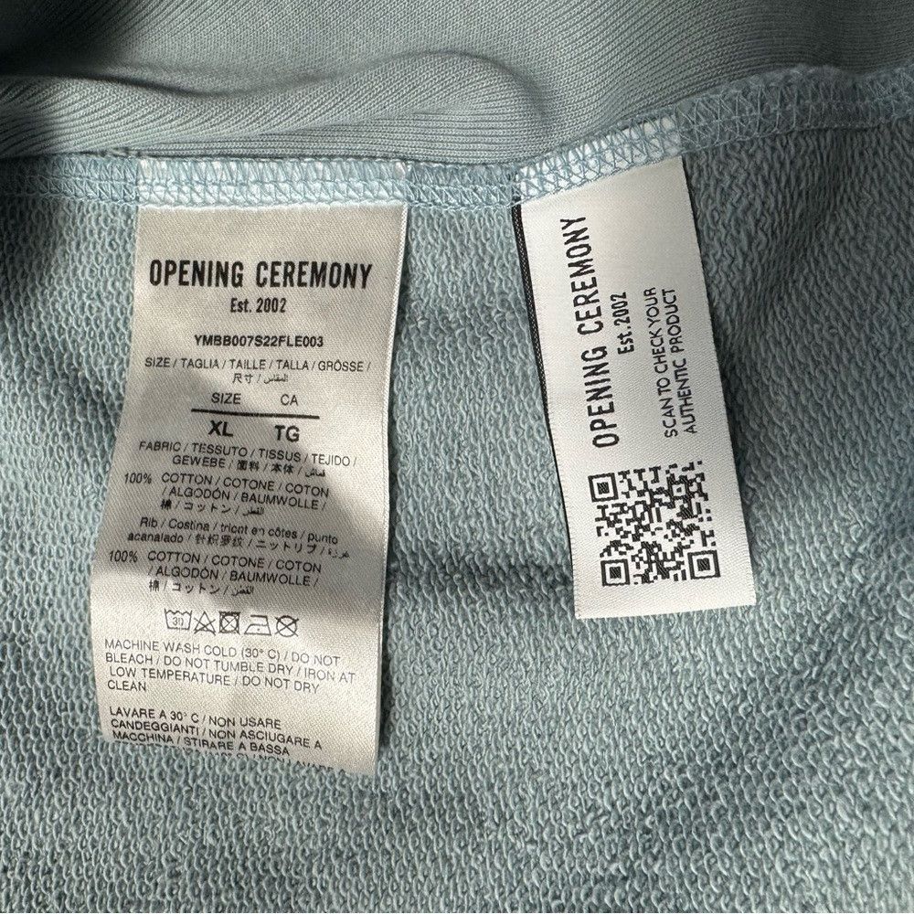 Opening Ceremony NWT New $465 Opening Ceremony Embroidered Logo Hoodie Made Size US XL / EU 56 / 4 - 8 Thumbnail