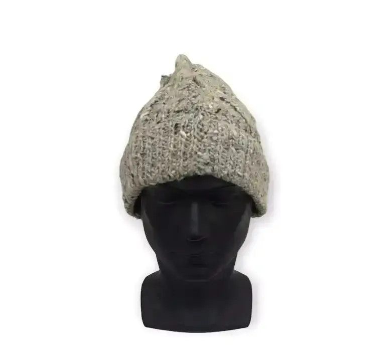 Beams Plus × Hat Club × Japanese Brand Beams Plain Knit Design Beanie Hat Size ONE SIZE - 2 Thumbnail