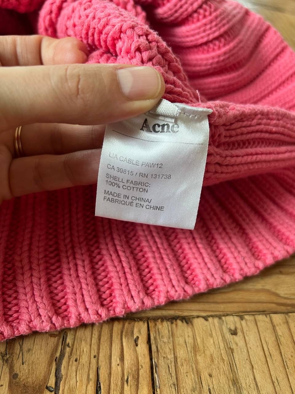 Acne Studios Acne Studios Lia Cable cotton sweater Size XS / US 0-2 / IT 36-38 - 8 Thumbnail