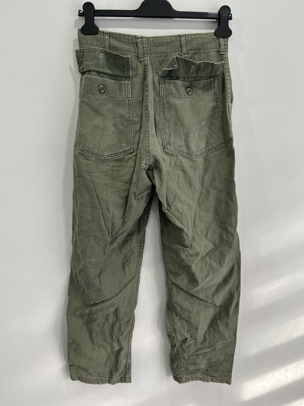 Vintage Vintage 60s Army Sateen Trousers OG 107 pants Glen Berry Size US 30 / EU 46 - 2 Thumbnail