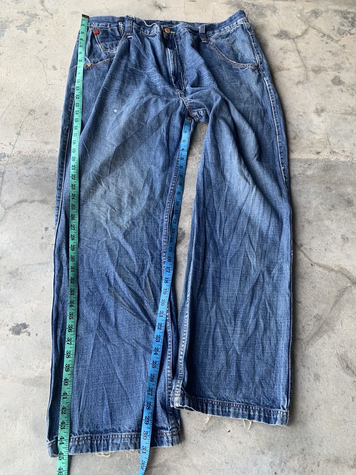 Phat Farm Phat Farm Y2K Baggy Denim Jeans Hip Hop Skate Fit Size US 42 / EU 58 - 6 Thumbnail