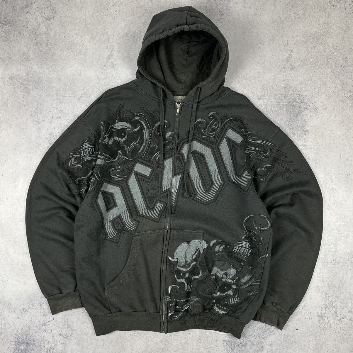 Band Tees Vintage AC DC affliction style y2k rock zip hoodie 90’s Size US L / EU 52-54 / 3 - 2 Thumbnail