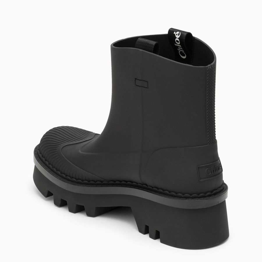 Chloe o1d2blof0824 Waterproof Ankle Boots in Black Size US 9 / IT 39 - 3 Thumbnail