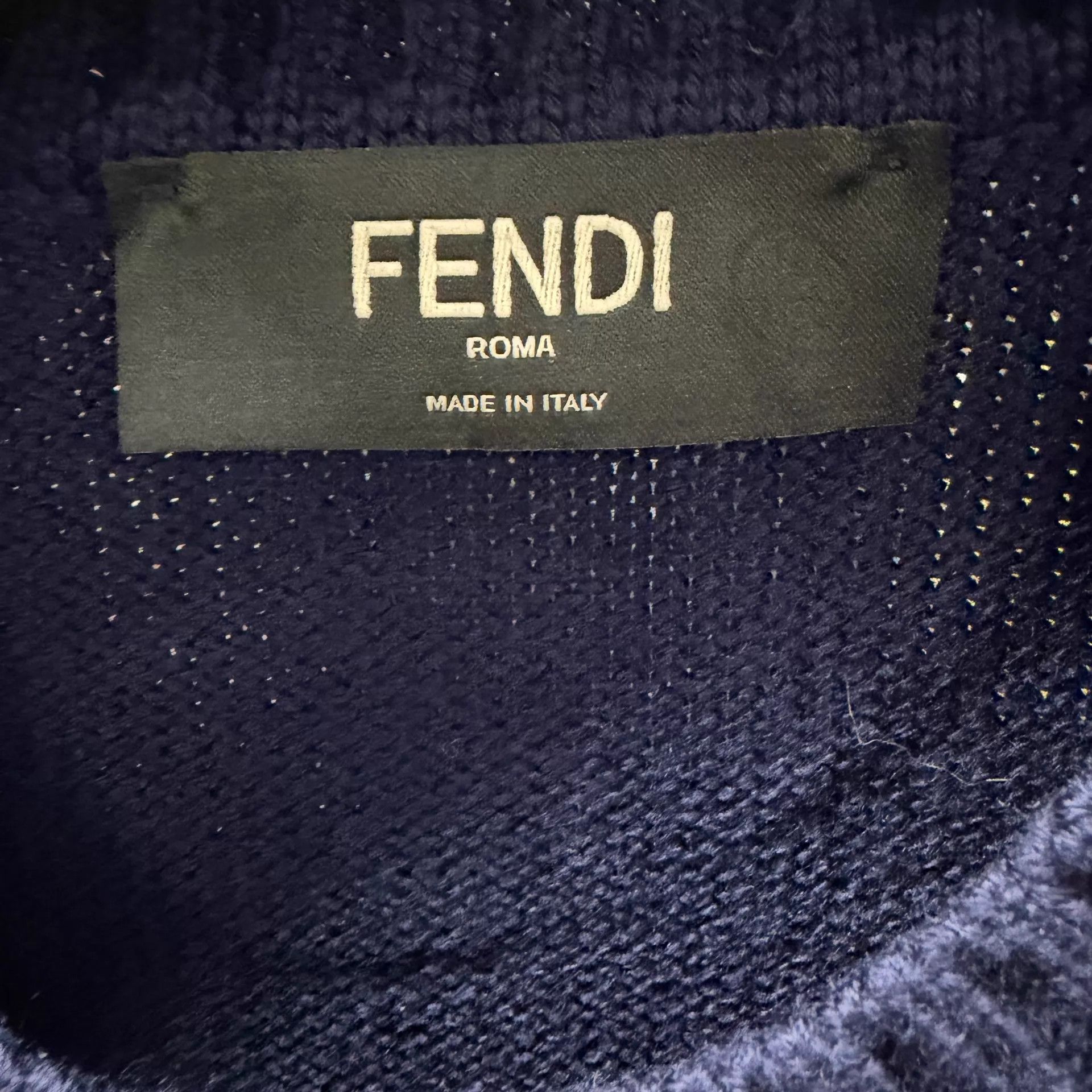Fendi FENDI Double F Logo knit cashmere sweater 46 Size US S / EU 44-46 / 1 - 2 Thumbnail