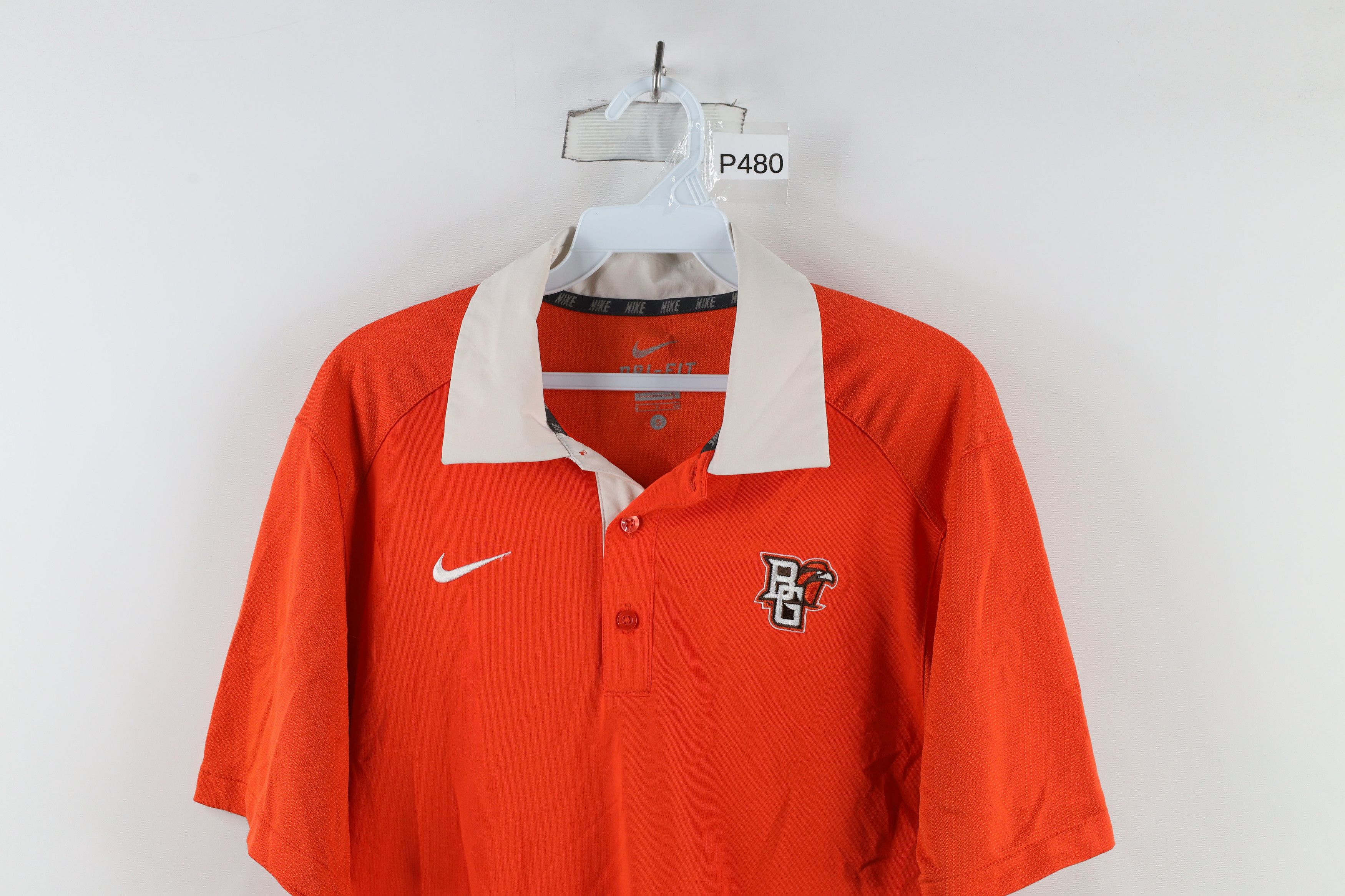 Nike × Vintage Nike Bowling Green State University Football Polo Shirt Size US S / EU 44-46 / 1 - 2 Thumbnail