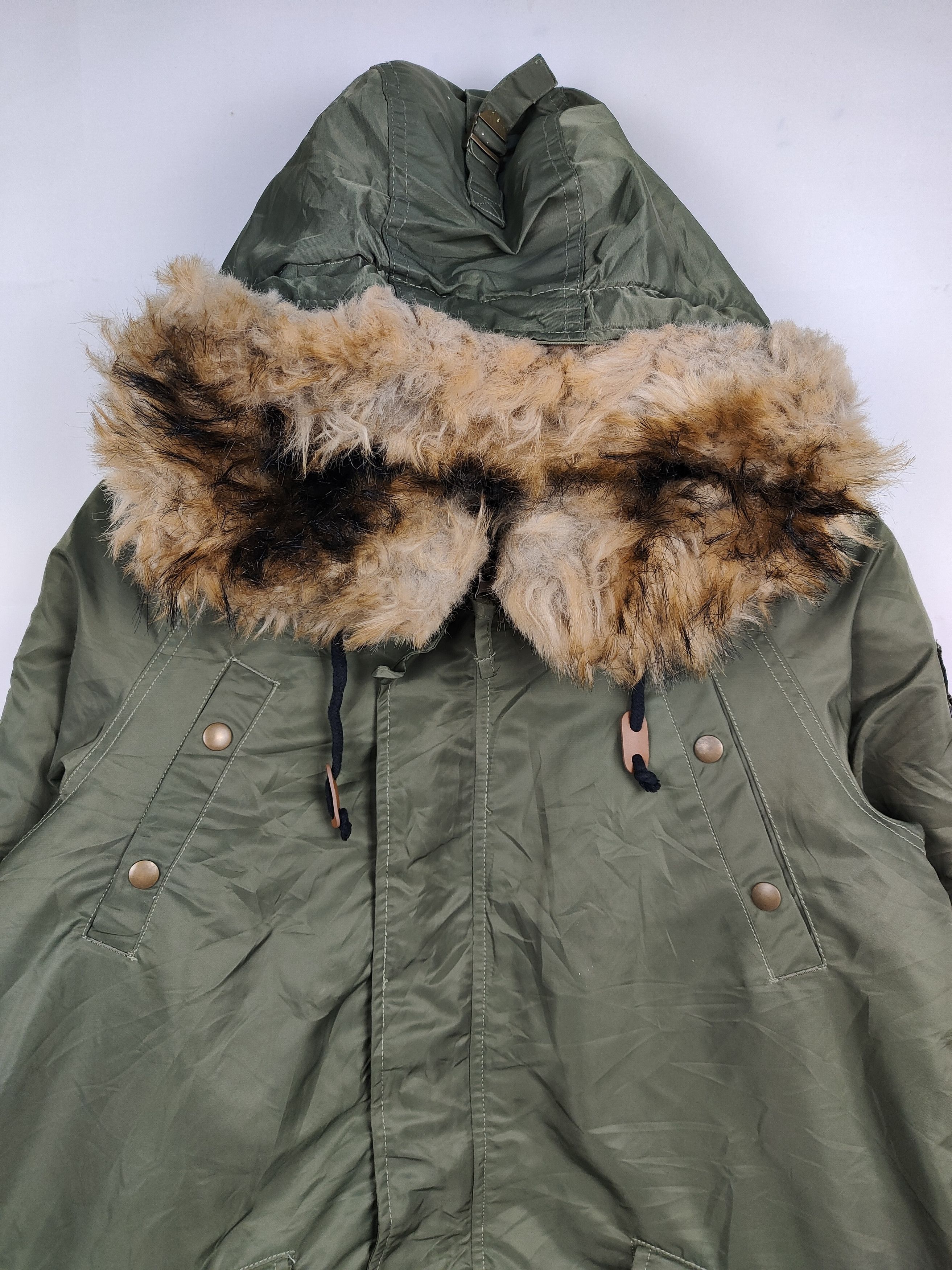 Japanese Brand Rilakkuma N-3B Parka Jacket Size US M / EU 48-50 / 2 - 2 Thumbnail
