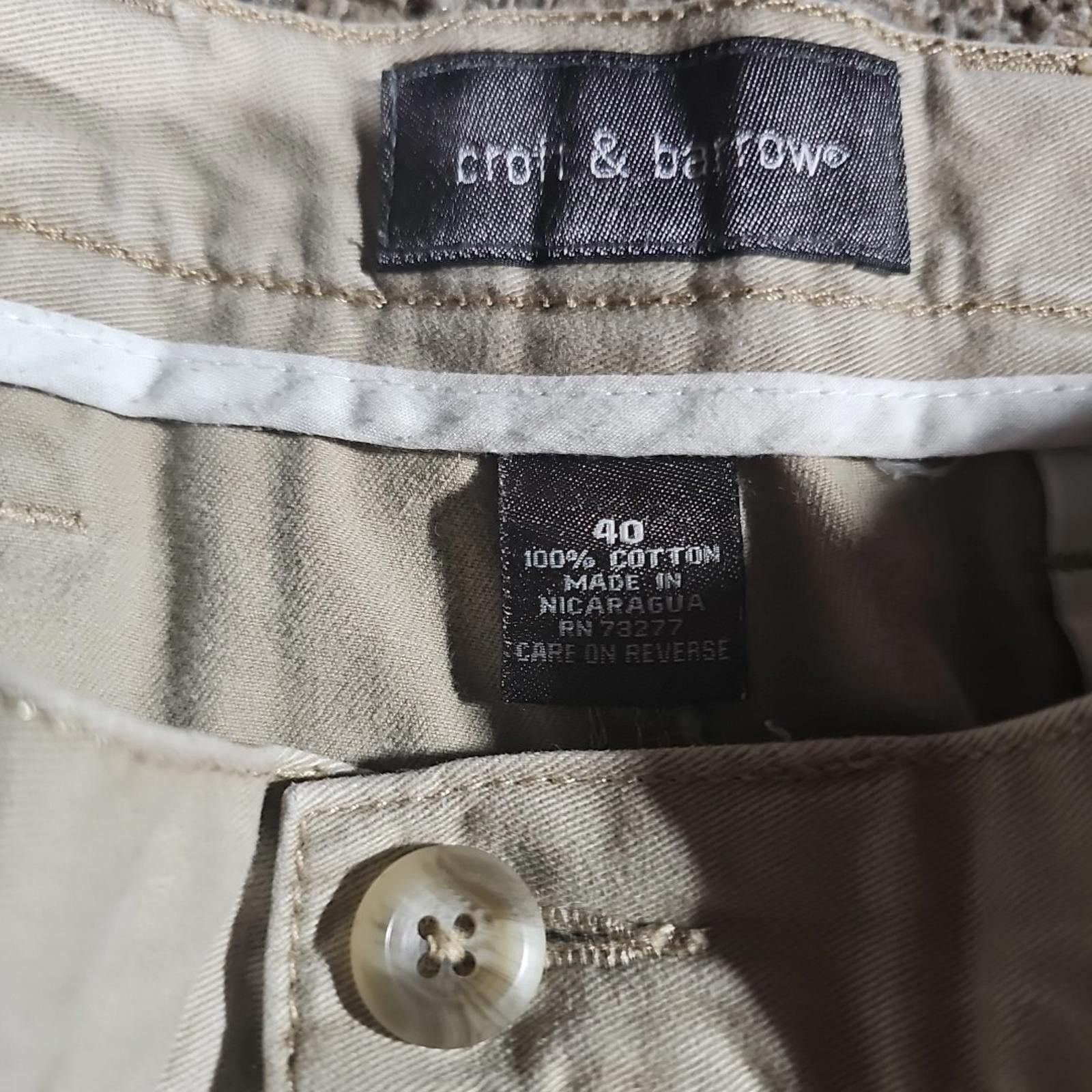 Croft & Barrow Croft Barrow Sz 40 Cargo Shorts Size US 40 / EU 56 - 3 Thumbnail