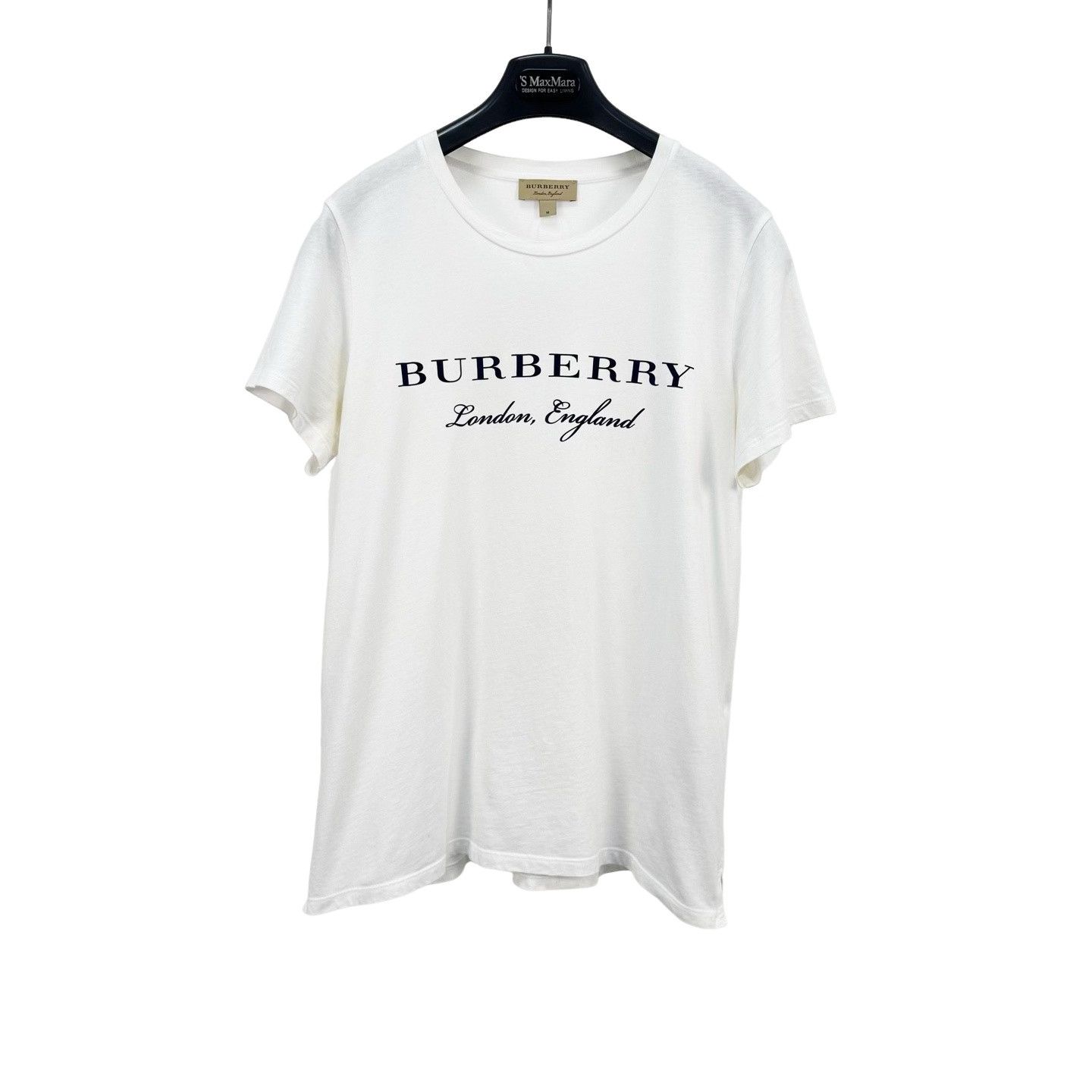 Burberry Burberry Logo Print T-Shirt White Size M Size US M / EU 48-50 / 2 - 1 Thumbnail
