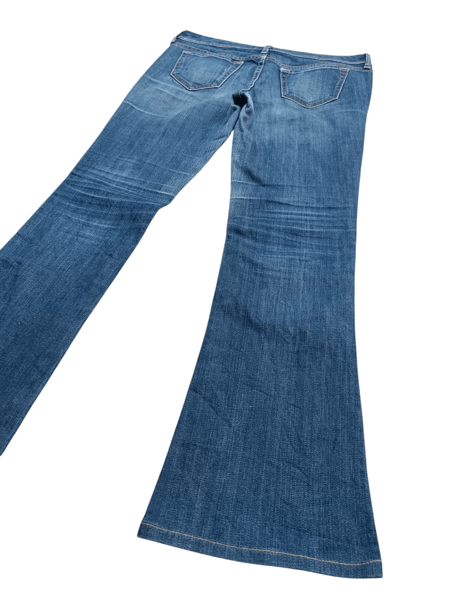 Gap × Round Two × Vintage Y2K GAP SKINNY BOOT CUT STRETCH WHISKERS FADED DENIM E211 Size US 32 / EU 48 - 4 Thumbnail
