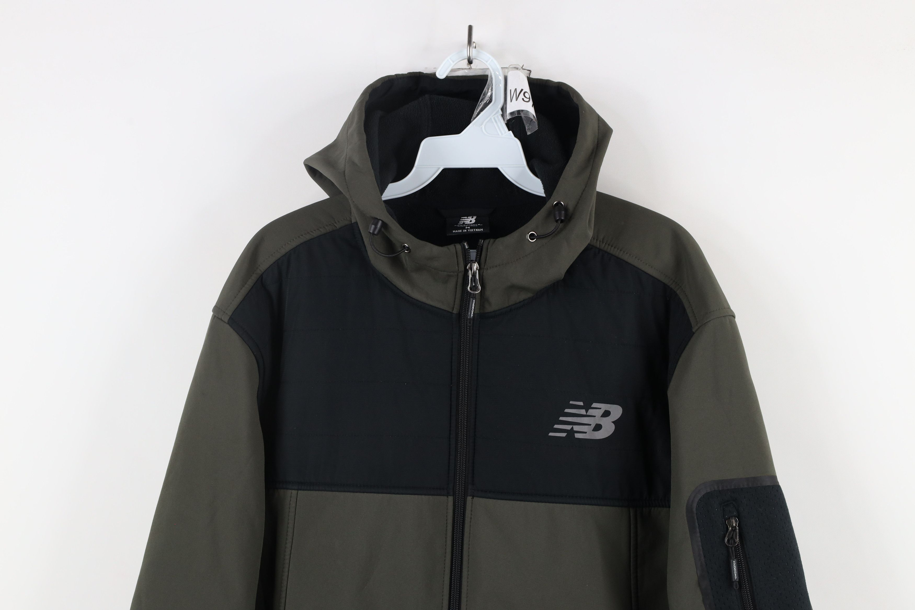 New Balance × Vintage Vintage New Balance Fleece Lined Soft Shell Hooded Jacket Size US M / EU 48-50 / 2 - 2 Thumbnail