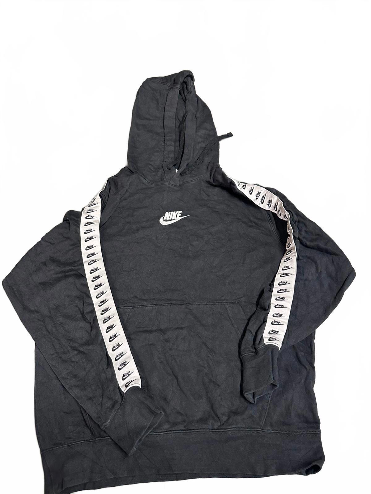 Nike Nike Logo Hoodie with Tape Stripes Size US M / EU 48-50 / 2 - 2 Thumbnail