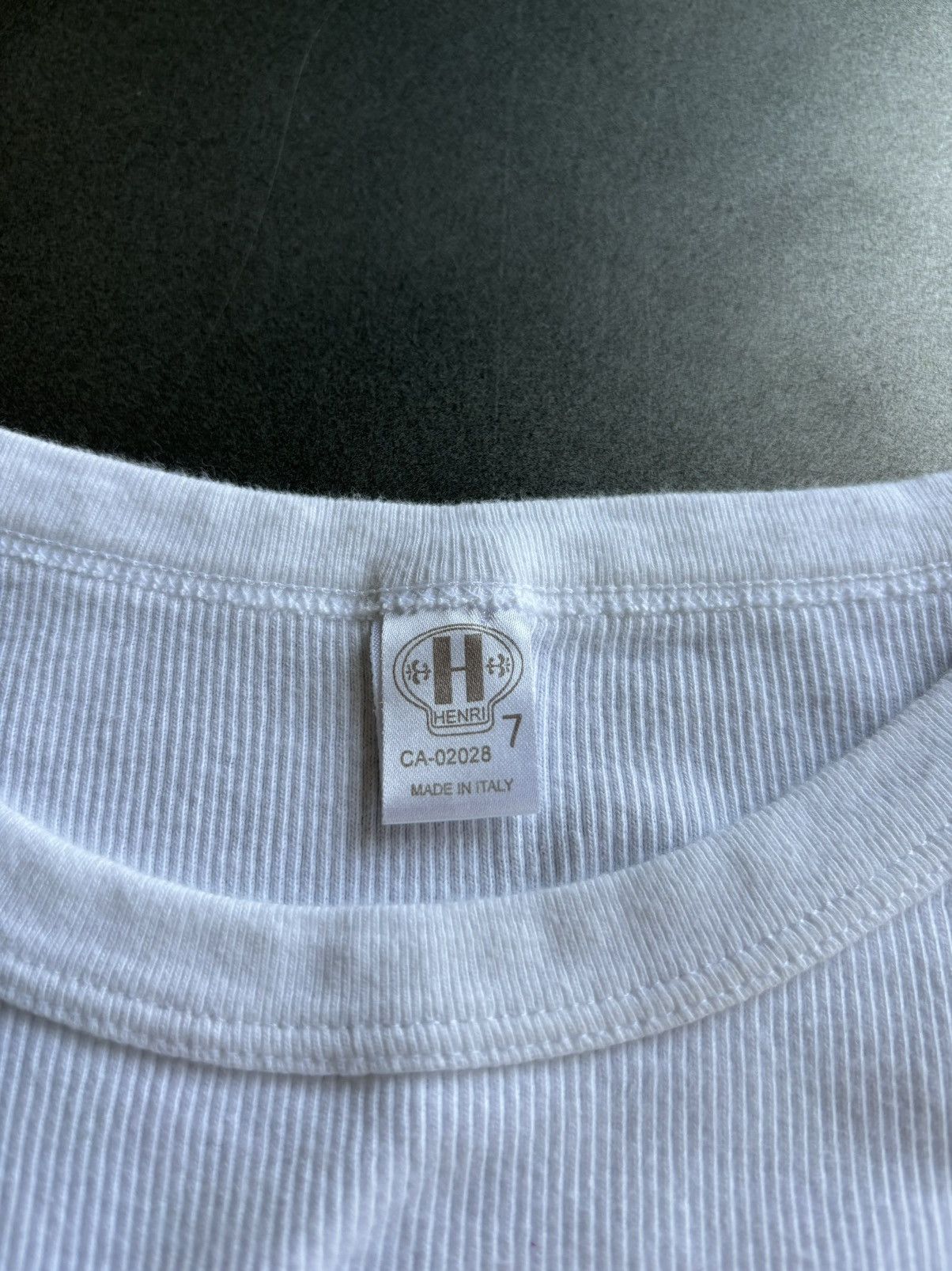 Hanes × Vintage Vintage Tank Top Henri Italy Ribbed Cotton Undershirt Wife Size US M / EU 48-50 / 2 - 3 Thumbnail