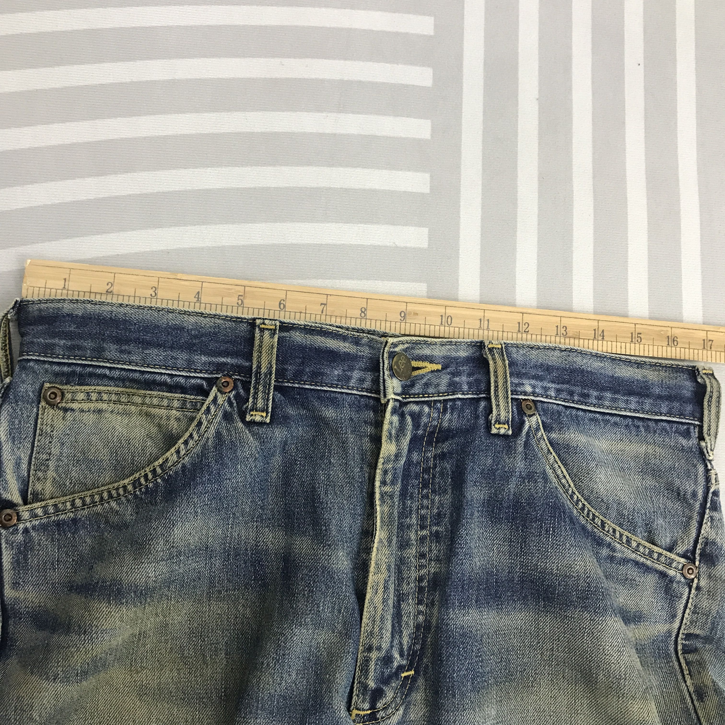 Lee × Vintage Vintage Lee Rider Distressed design Jeans pants Size US 32 / EU 48 - 3 Thumbnail