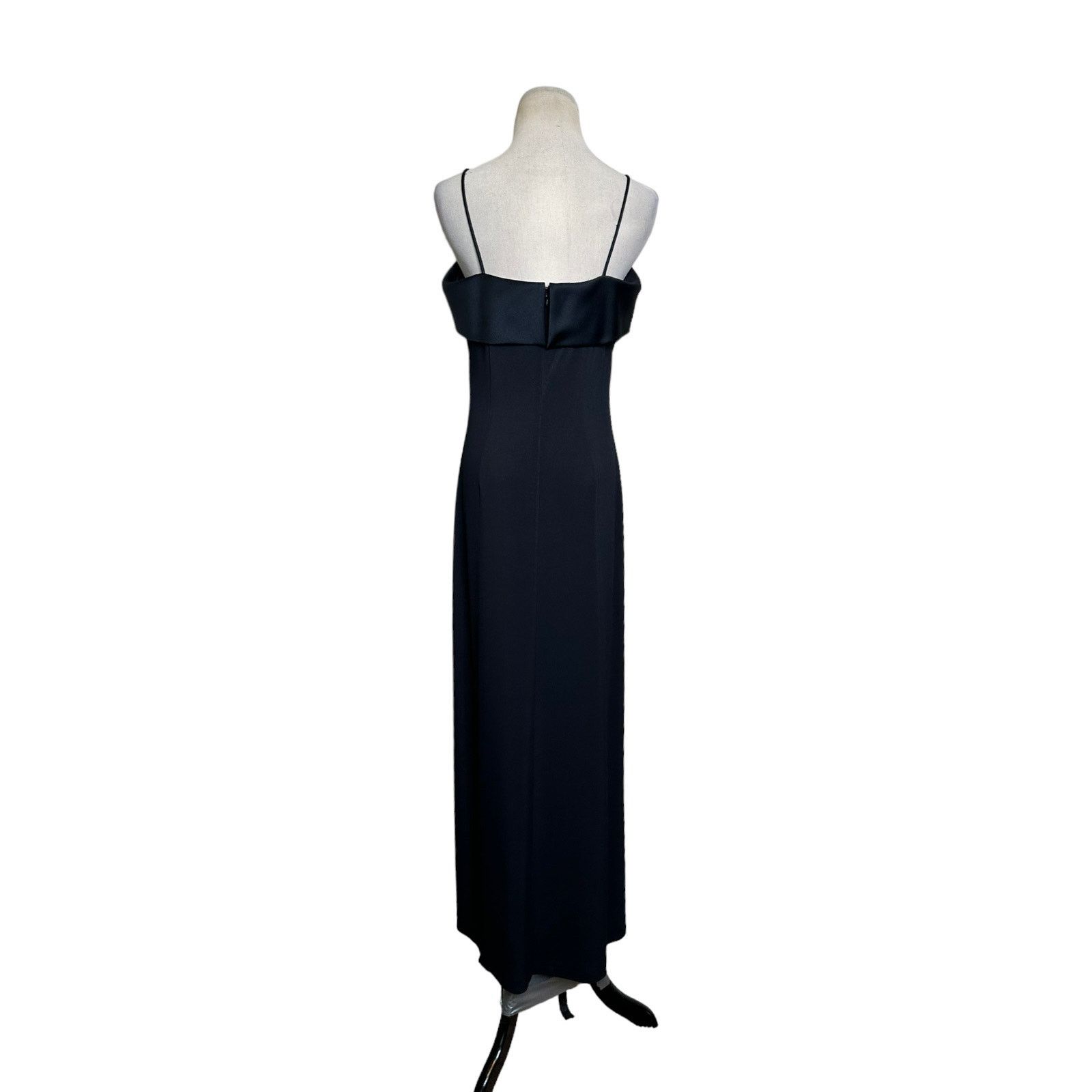 Alex Evenings Alex Evening lay collar long cocktail sheath dress size 10 Size L / US 10 / IT 46 - 9 Thumbnail