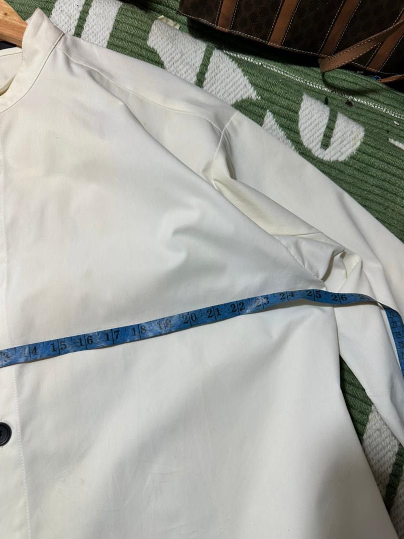 NO ID NO ID White Long Shirt Eagle And Butterfly Print Size US L / EU 52-54 / 3 - 10 Thumbnail