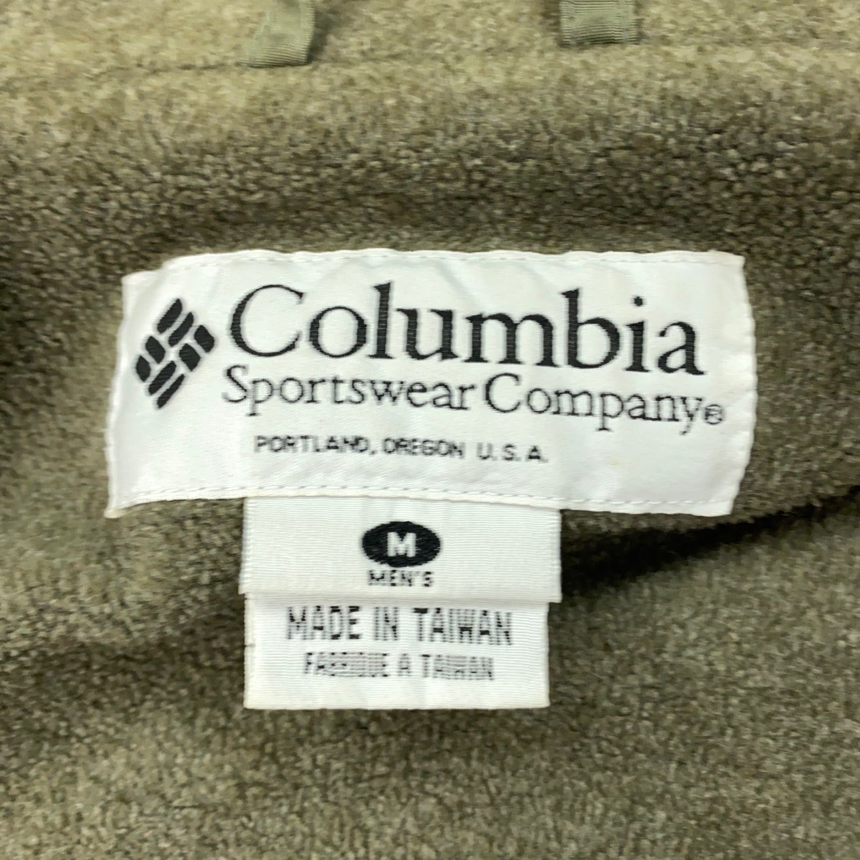 Vintage VINTAGE Columbia Bomber Jacket Mens M Beige Nylon Lined Full Zip 90s Retro Army Casual Workwear Size US M / EU 48-50 / 2 - 6 Thumbnail