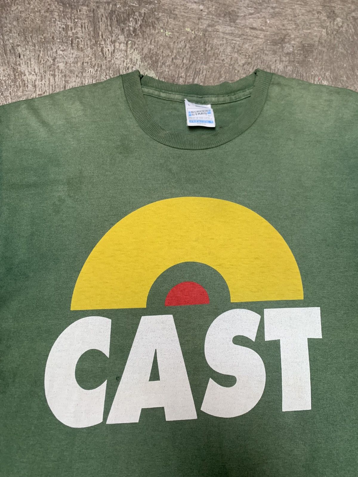 Band Tees × Vintage Vintage 90s Cast band Shirt Britpop Size US L / EU 52-54 / 3 - 3 Thumbnail