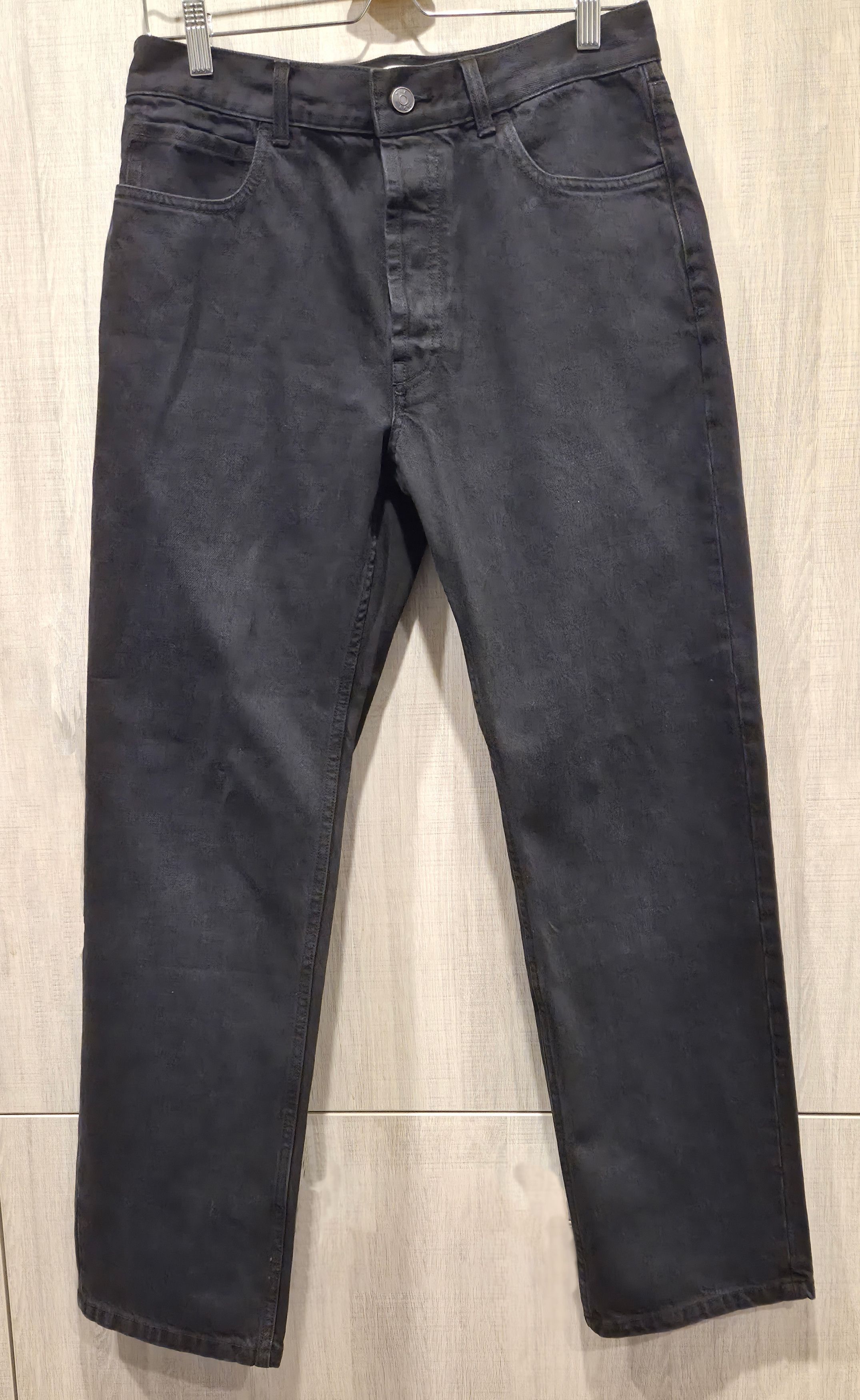 The Row The Row Black Denim Straight-Leg Jeans Size US 30 / EU 46 - 1 Thumbnail