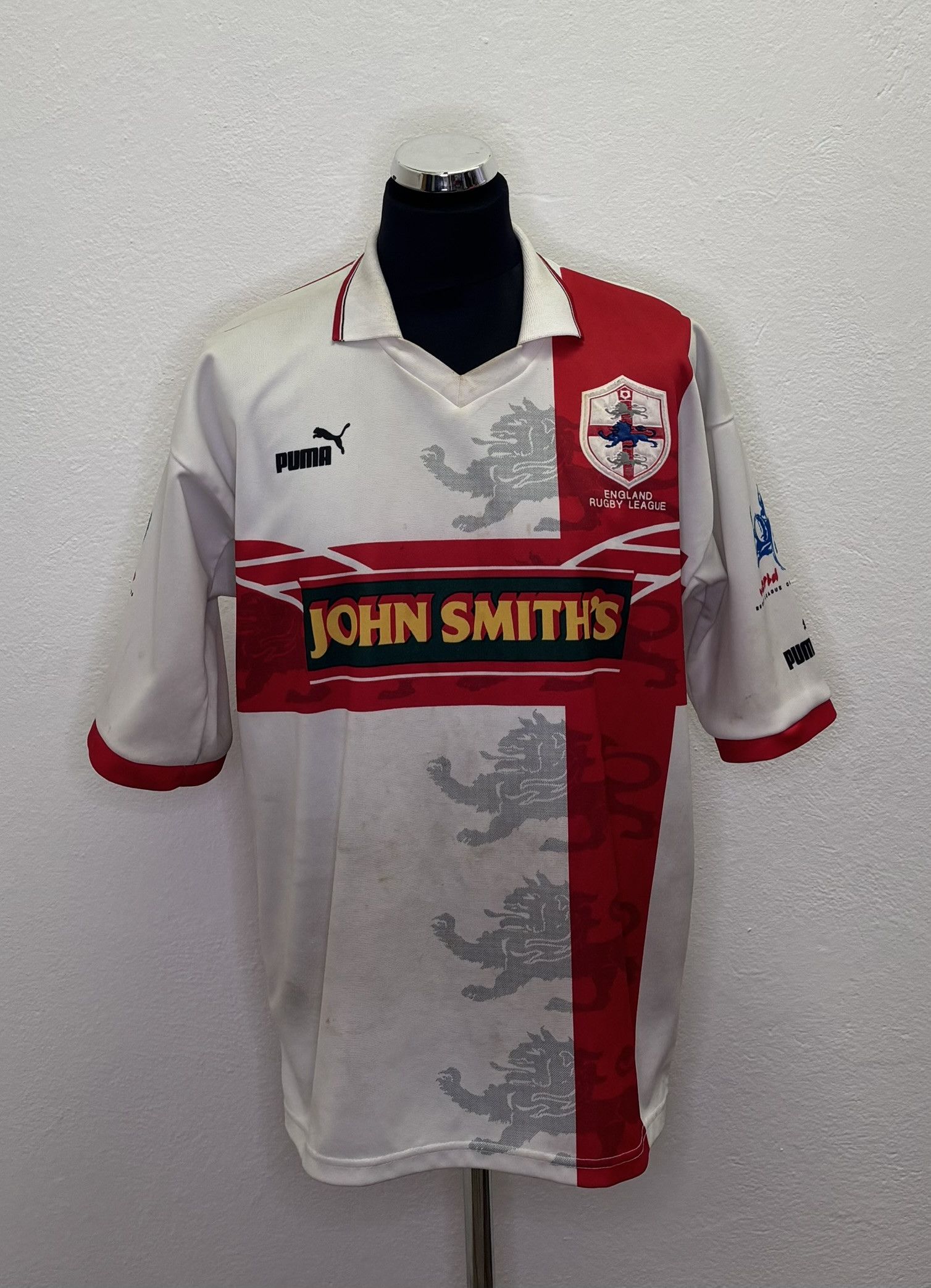 Puma England Rugby World Cup 1995 Puma John Smith's size L Size US L / EU 52-54 / 3 - 1 Thumbnail