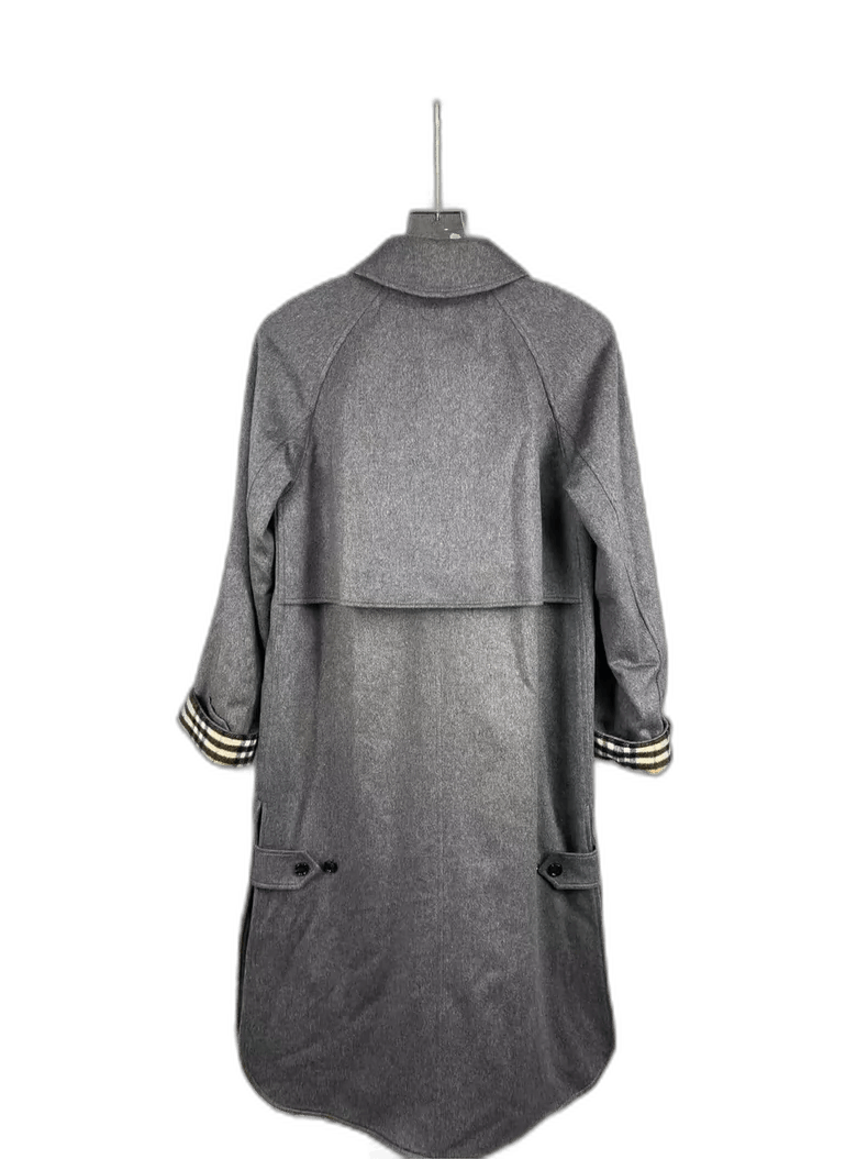 Burberry Burberry Checked Wool Coat with Tags-yf Size US S / EU 44-46 / 1 - 1 Thumbnail