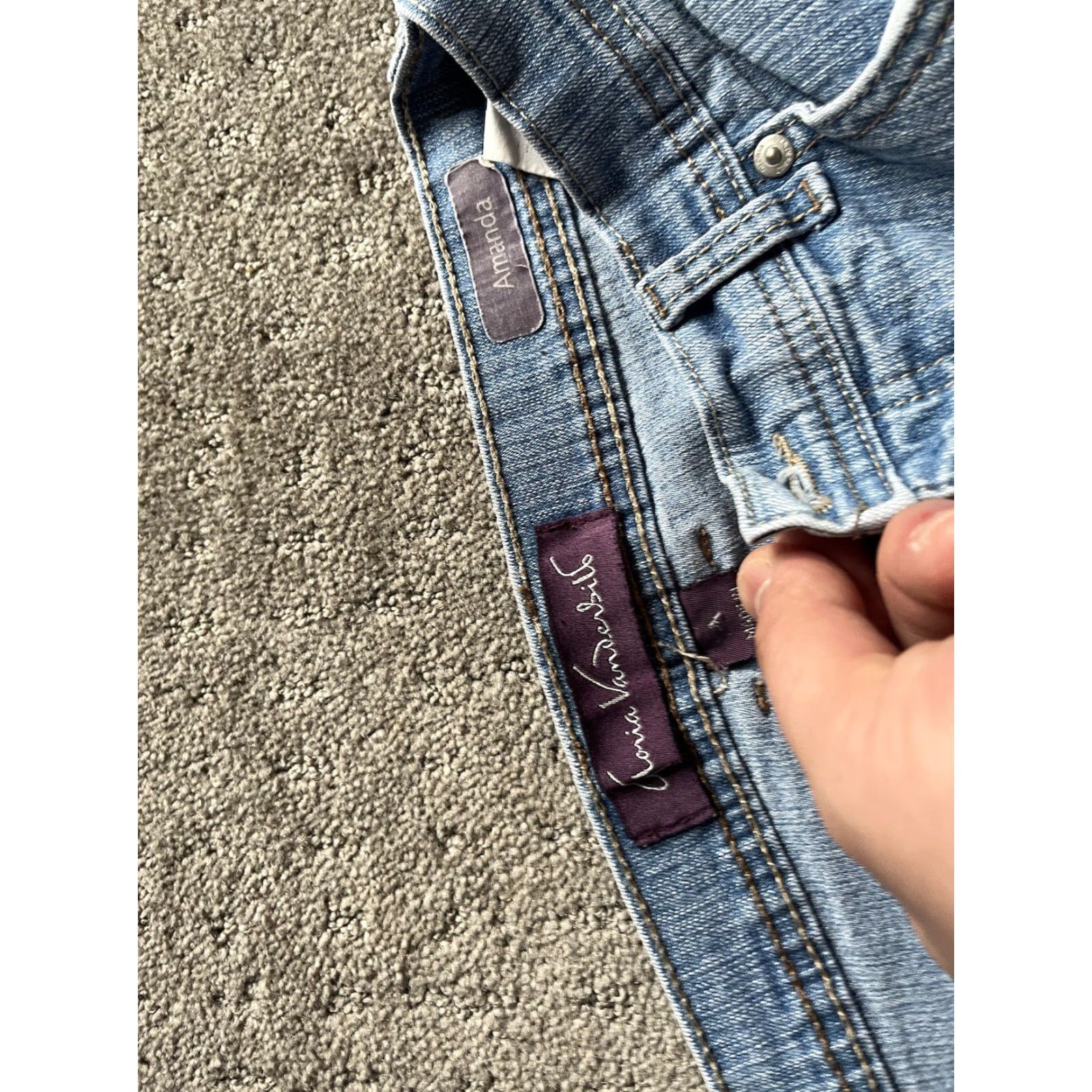 Gloria Vanderbilt Gloria Vanderbilt Jeans Womens Denim 8 Blue Straight Gloria Vanderbilt Amanda 30 in Inseam Regular High Rise Jeans Mens? Size 30" / US 8 / IT 44 - 5 Thumbnail