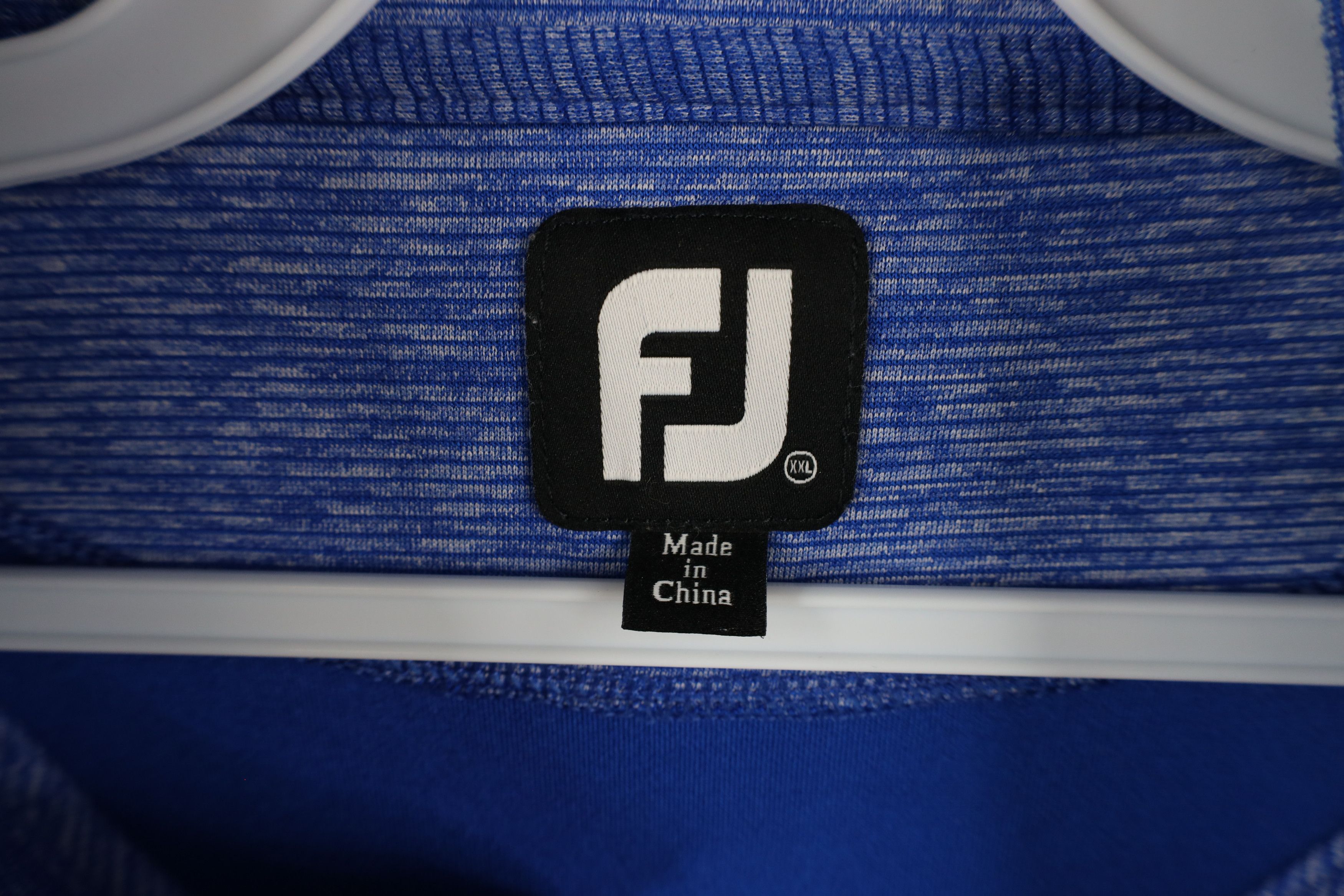 Footjoy × Vintage FootJoy Striped Knit Half Zip Pullover Golf Jacket Top Blue Size US XXL / EU 58 / 5 - 6 Thumbnail