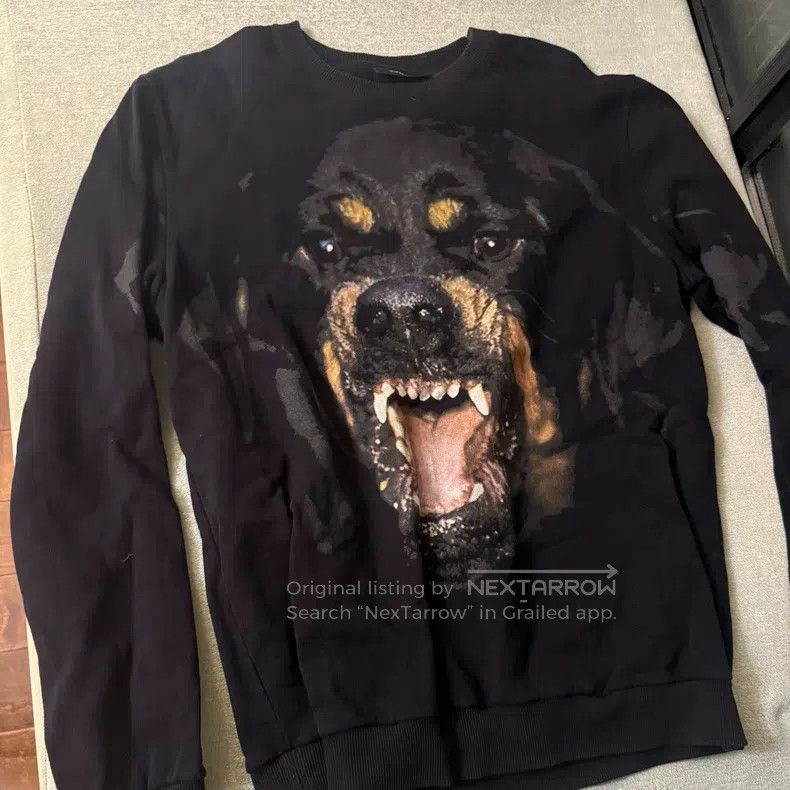 Givenchy Givenchy Dog Head Print Hoodie Size US L / EU 52-54 / 3 - 1 Thumbnail