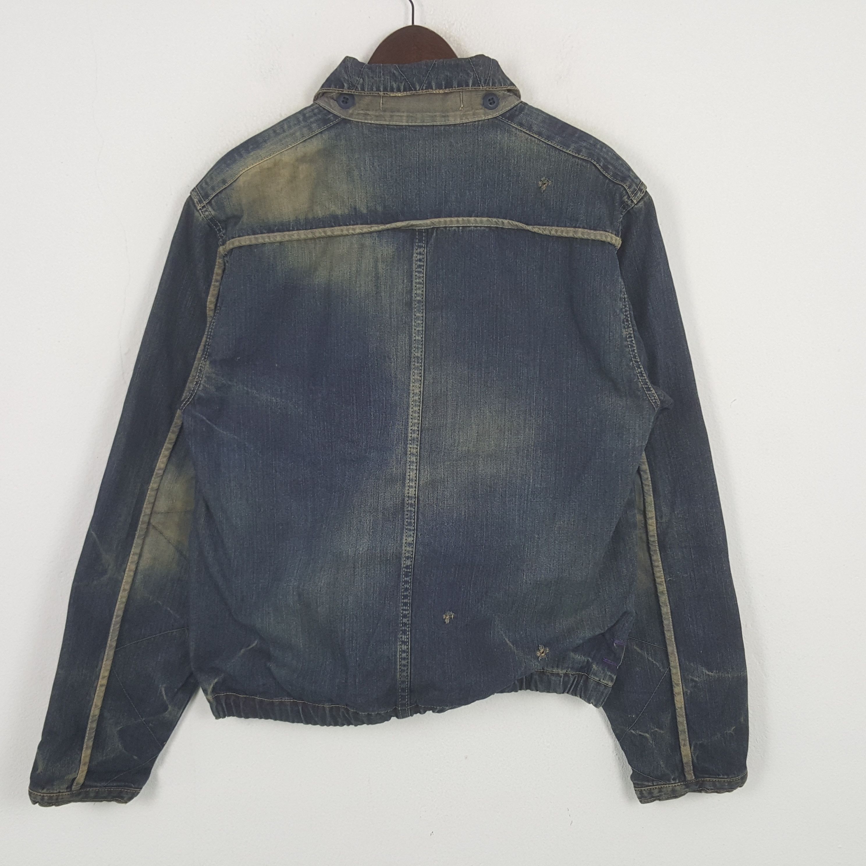 Prps Vintage PRPS Acid Wash Denim Bikers Punk Jacket Size US M / EU 48-50 / 2 - 3 Thumbnail