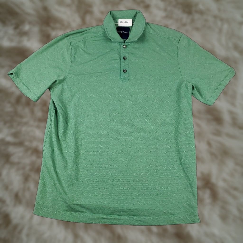 Tommy Bahama Tommy Bahama Polo Shirt Mens Medium Green Casual Short Sleeve Classic Activewear Size US M / EU 48-50 / 2 - 1 Thumbnail