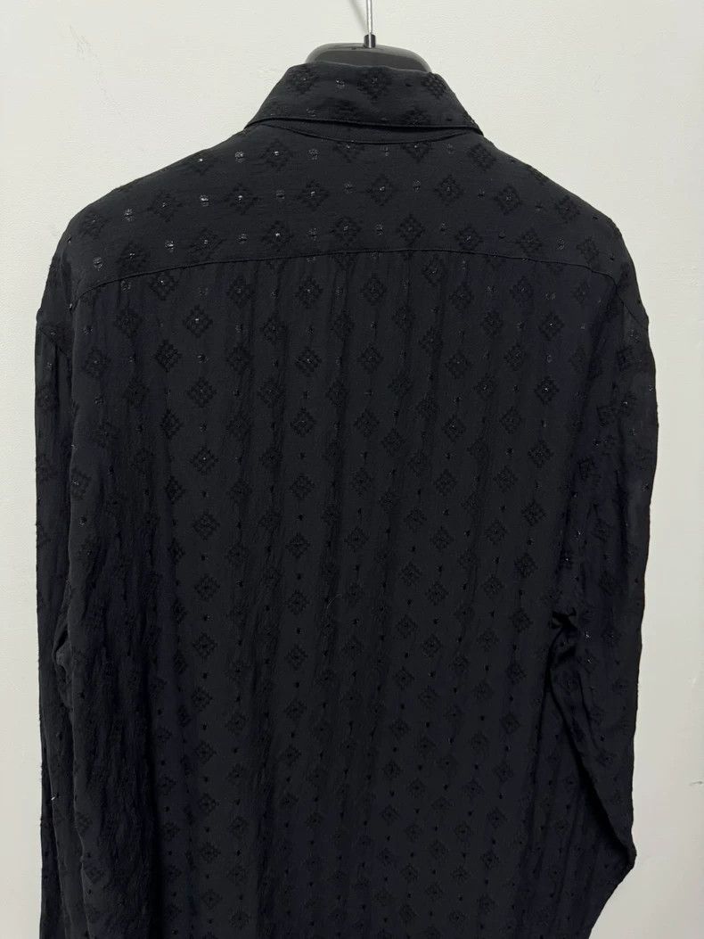 Saint Laurent Paris Saint Laurent Paris 19SS Silk Scale Embroidered Diamond Ch Size US XXS / EU 40 - 4 Thumbnail