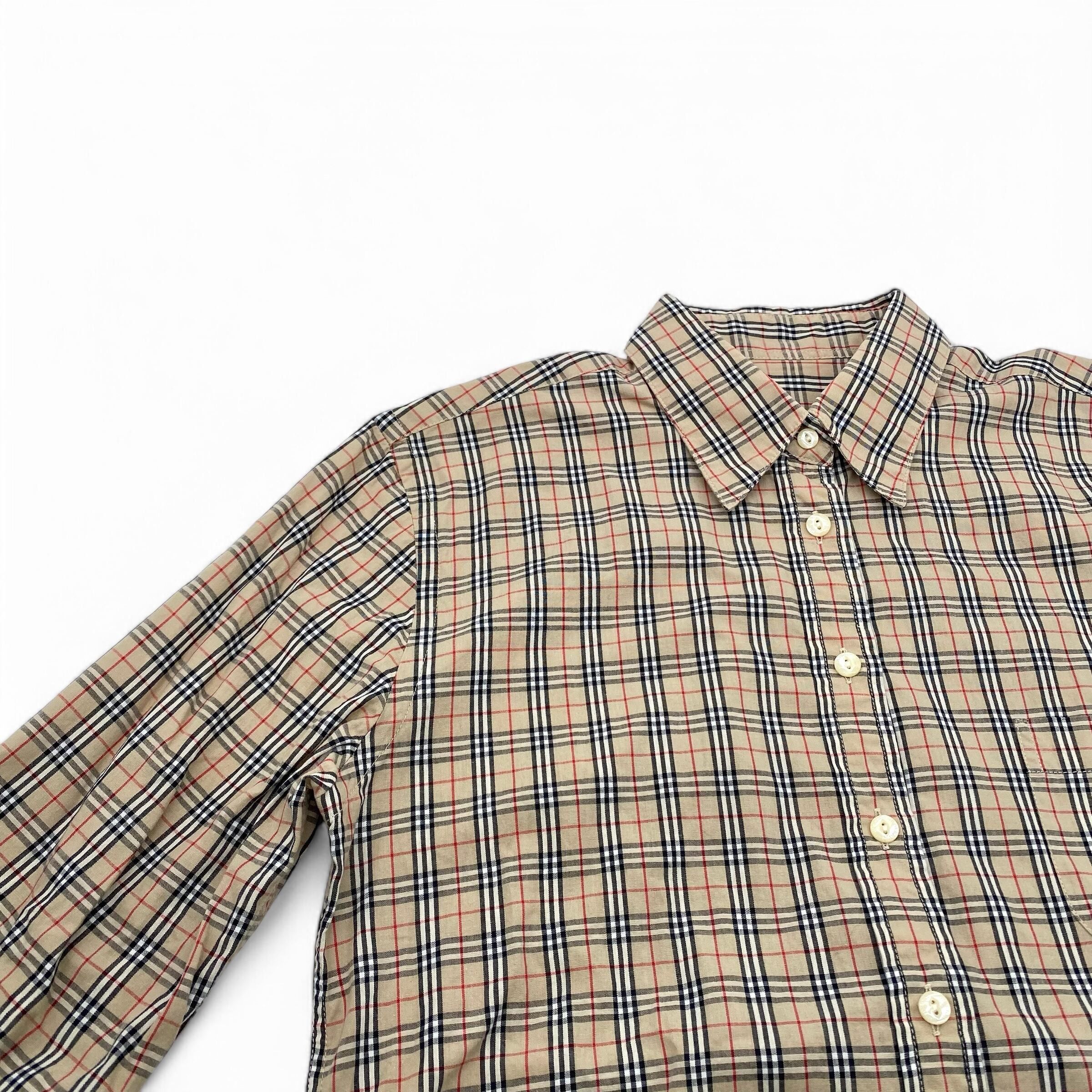 Burberry Burberry Long Sleeve Shirts Nova Check Plaid Size M / US 6-8 / IT 42-44 - 3 Thumbnail