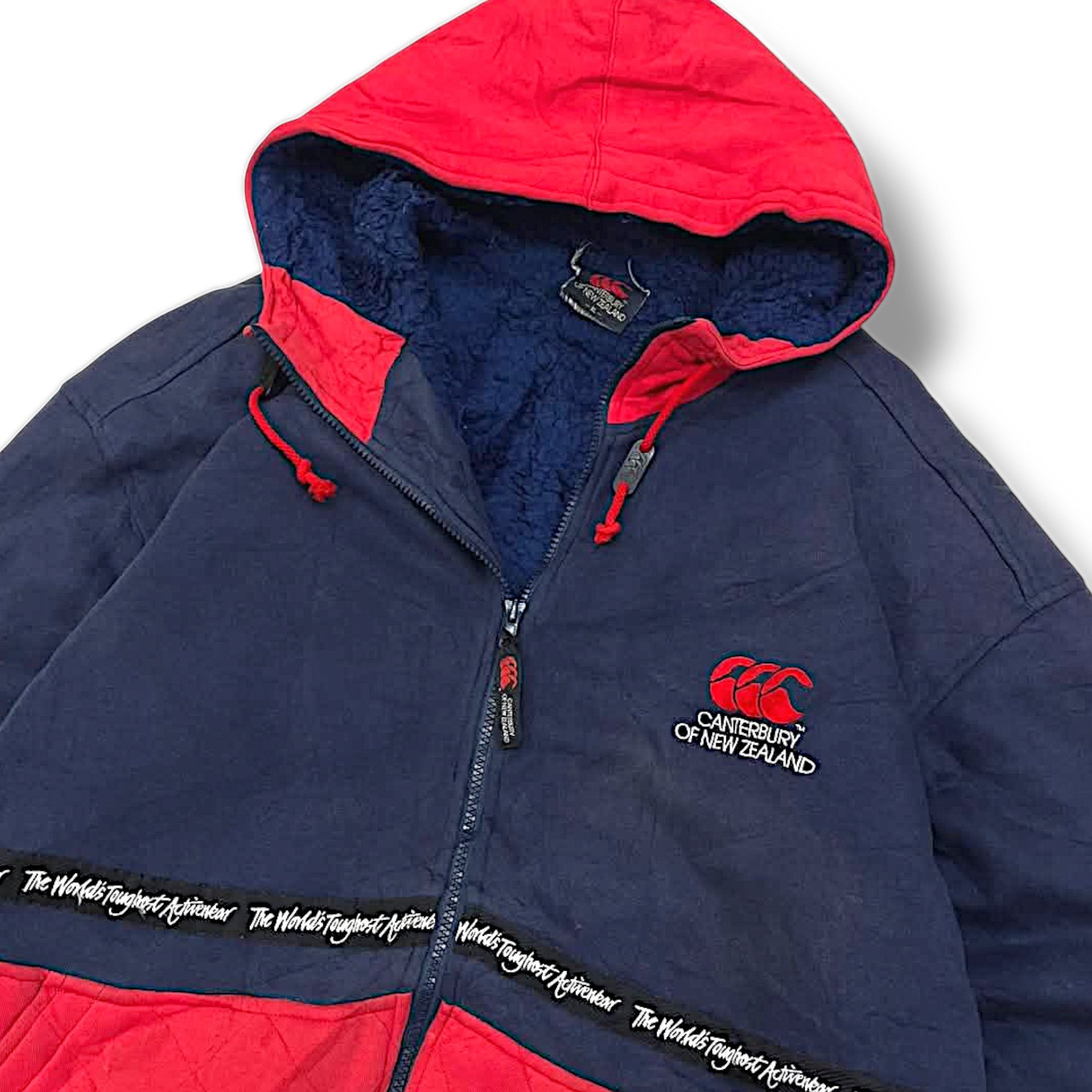 Canterbury of New Zealand Vintage Canterbury Bomber hoodie jacket puff fleece blanket Size US L / EU 52-54 / 3 - 3 Thumbnail