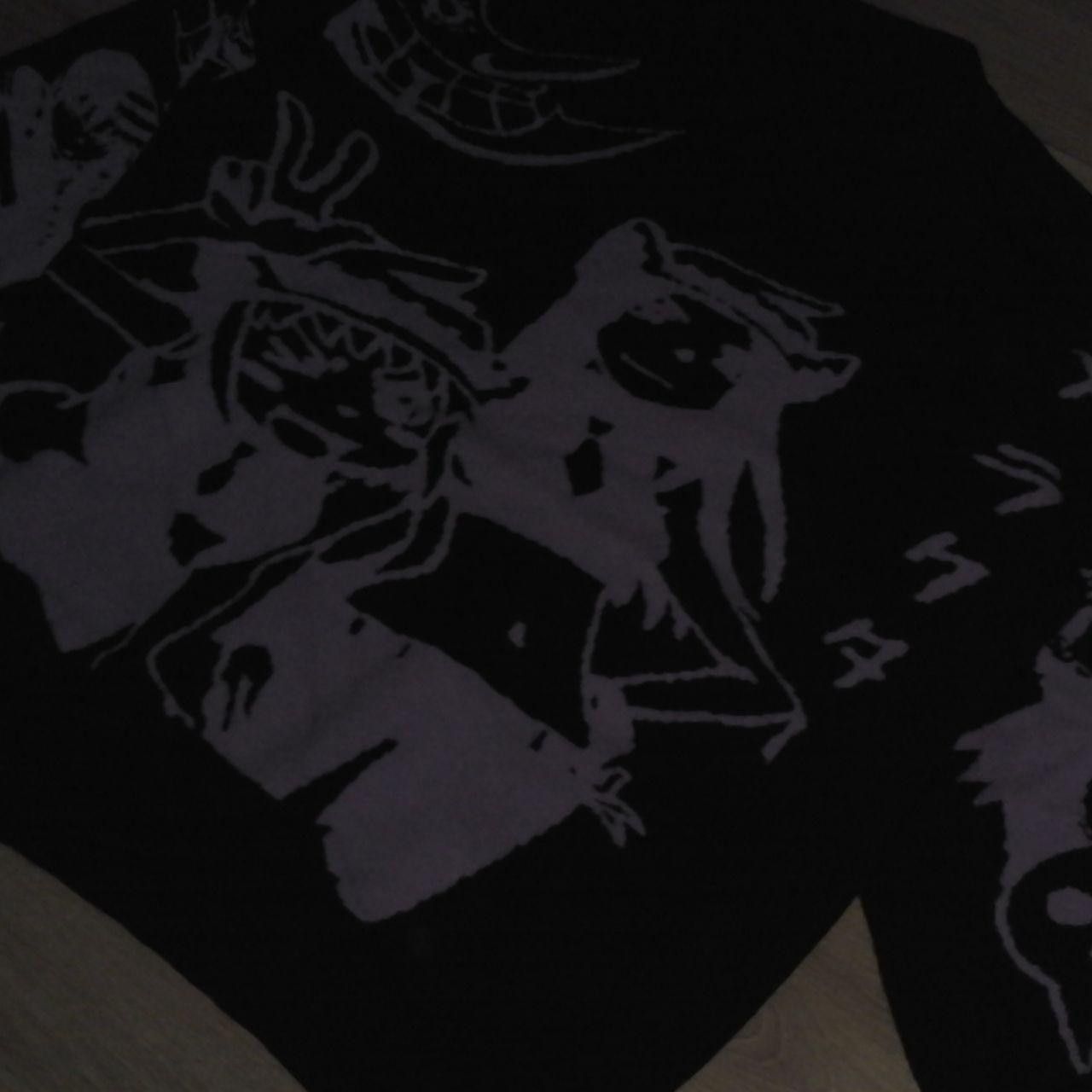Other Y2k Black and Purple Sora Clothing Sweater Size L / US 10 / IT 46 - 7 Thumbnail