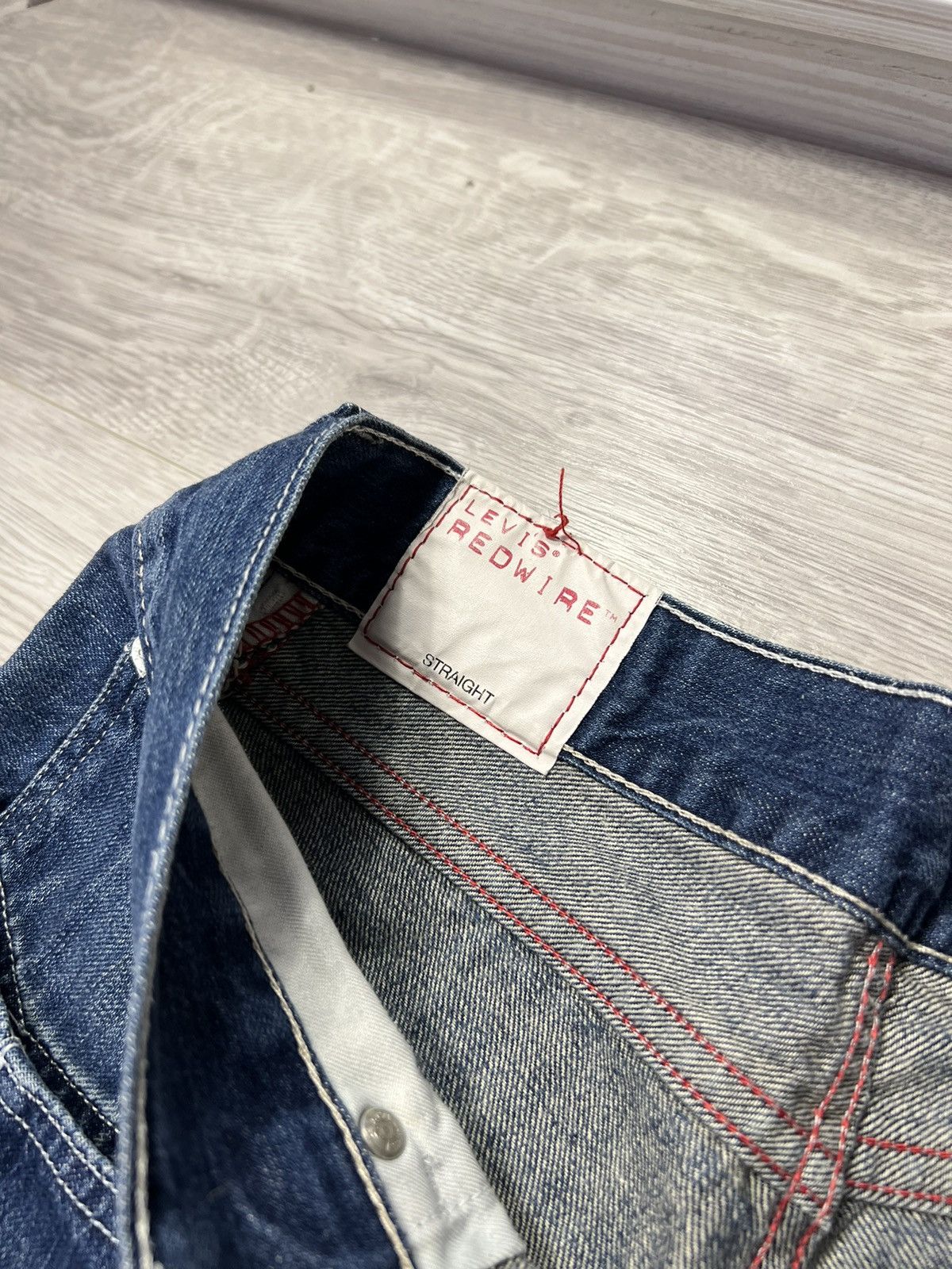 Levi's × Levi's Vintage Clothing × Vintage Vintage Rare Levis Redwire Denim Jeans Shorts Size US 32 / EU 48 - 7 Thumbnail