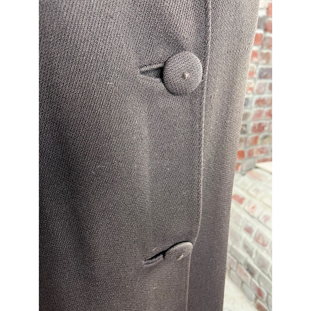 Vintage swing coat brown fur collar vintage 1960s brown tan Size L / US 10 / IT 46 - 14 Thumbnail