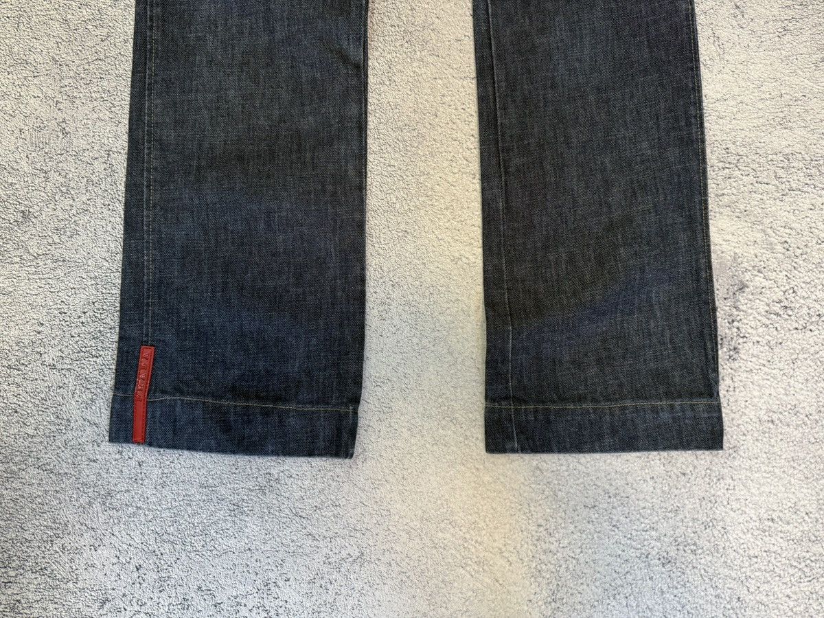 Prada Prada Women’s Jeans Dark Indigo Blue Red Tab Size 42IT Italy Size 28" / US 6 / IT 42 - 2 Thumbnail