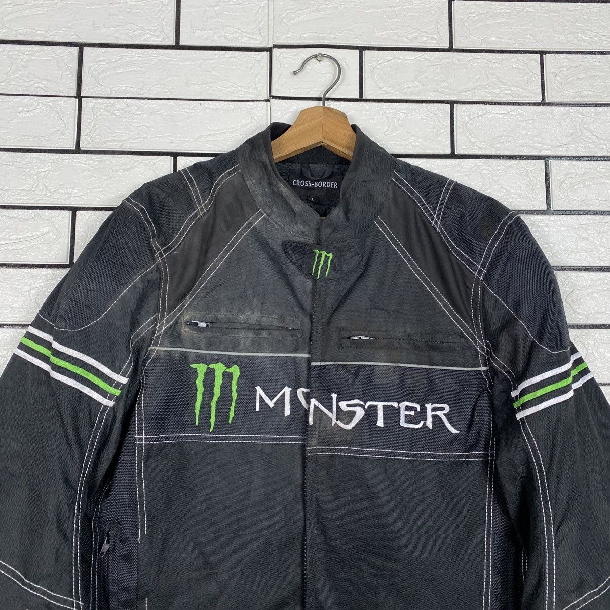 Japanese Brand Vintage Biker Jacket Cross Border Monster Energy Big Logo Size US L / EU 52-54 / 3 - 4 Thumbnail