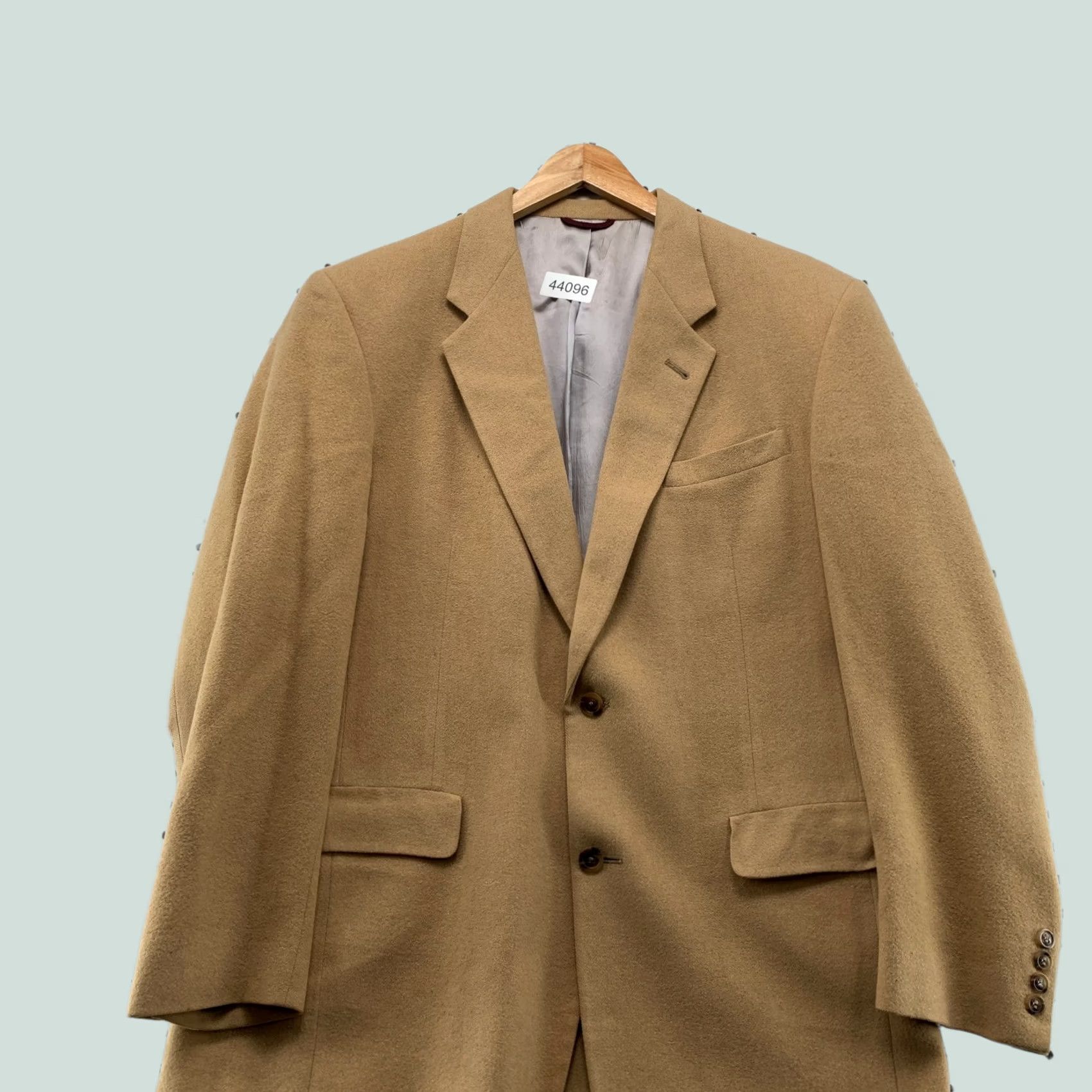 Hart Schaffner Marx Hart Schaffner Marx Camel Hair Blazer 42L Tan Sport Coat USA Made Mens Jacket Size 42R - 1 Thumbnail