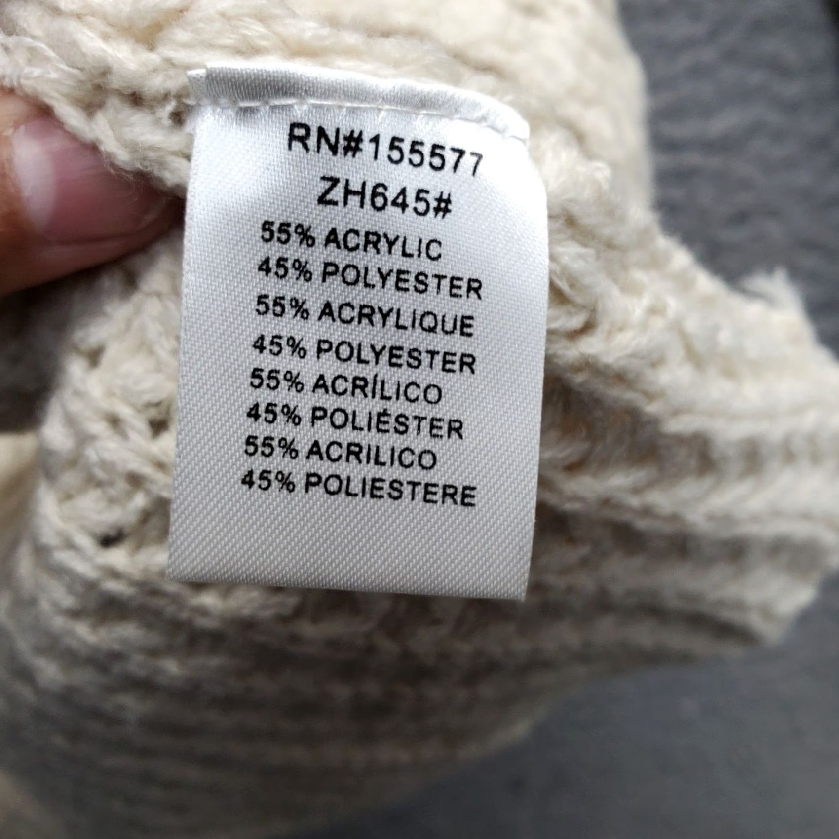 Vintage Miracle Cardigan Sweater Women S/M Tan Waffle Knit Cowl Neck Wrap Front Pullover Size S / US 4 / IT 40 - 6 Thumbnail