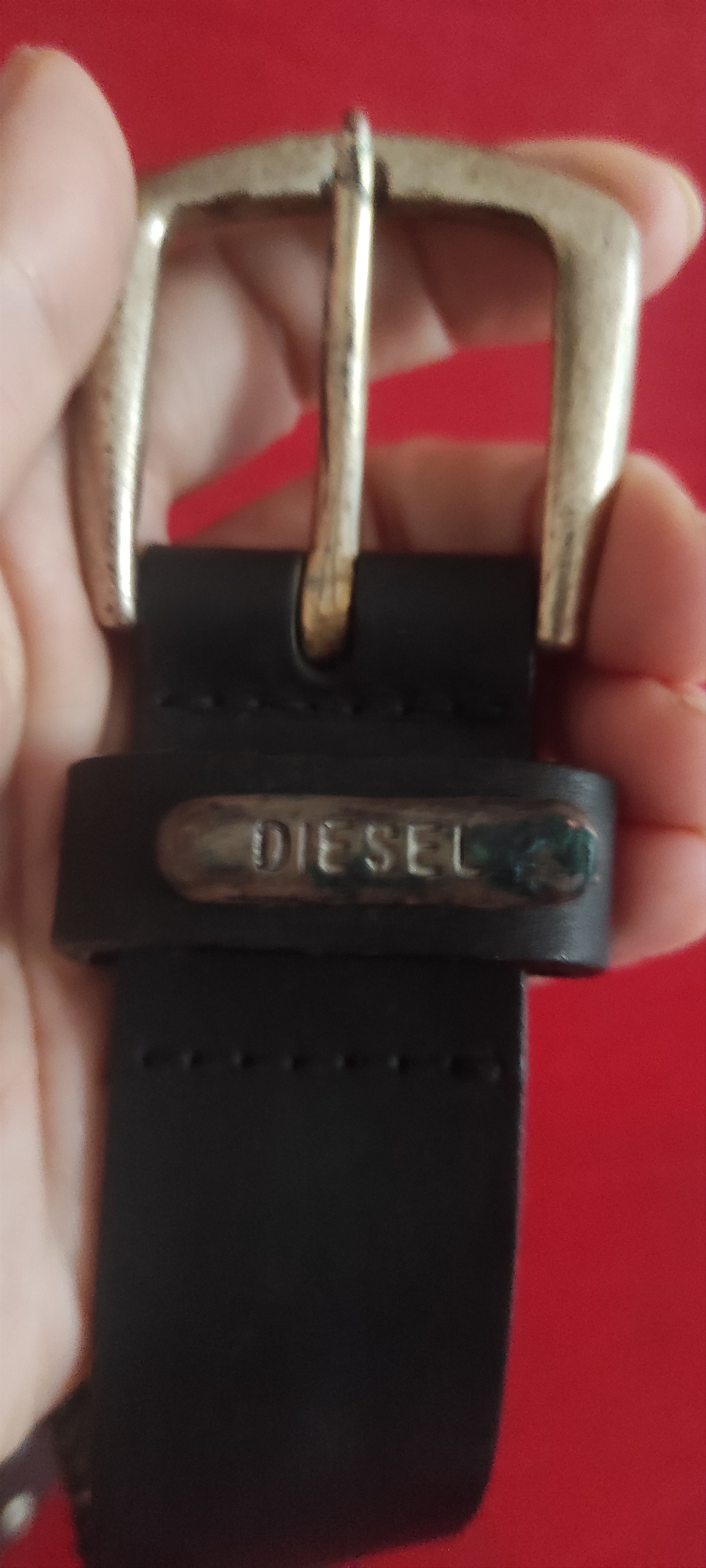 Diesel Diesel Y2K Leather Belt Simon Style Studded Made Mexico Sz M Size ONE SIZE - 5 Thumbnail