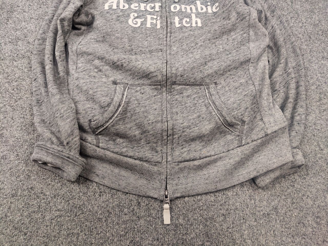 Abercrombie & Fitch Abercrombie & Fitch Vintage Zip Sherpa Fur Hoodie Y2K Style Size US M / EU 48-50 / 2 - 6 Thumbnail