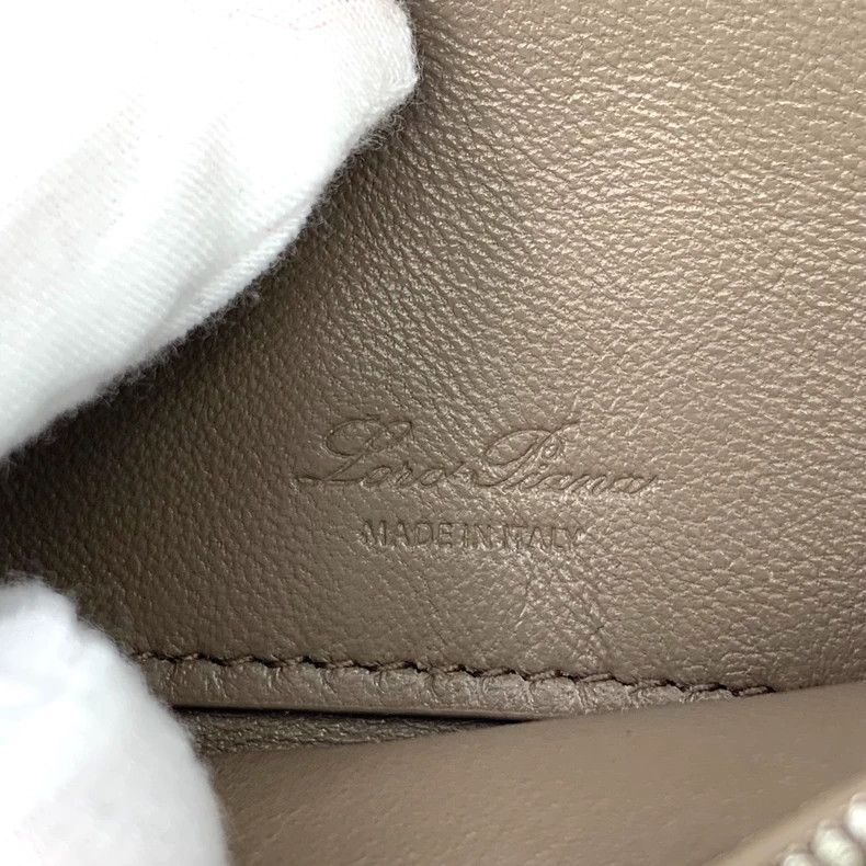 Loro Piana LORO PIANA size os Cafe brown double zipper open cowhide ch Size ONE SIZE - 8 Thumbnail