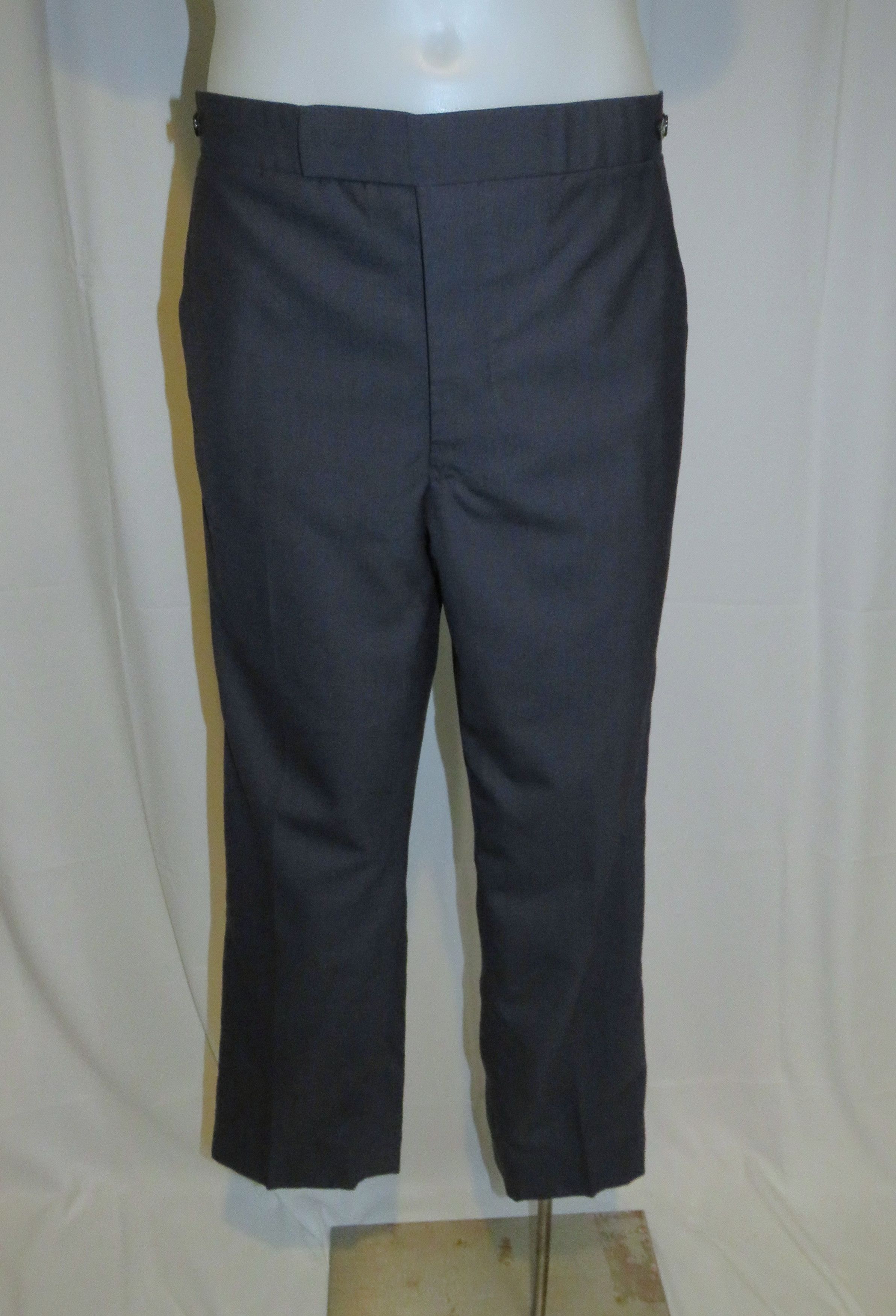 Henry Poole Bespoke Savile Row Silk Blend Blue Tic Two Button Suit 38S Size 38S - 14 Thumbnail