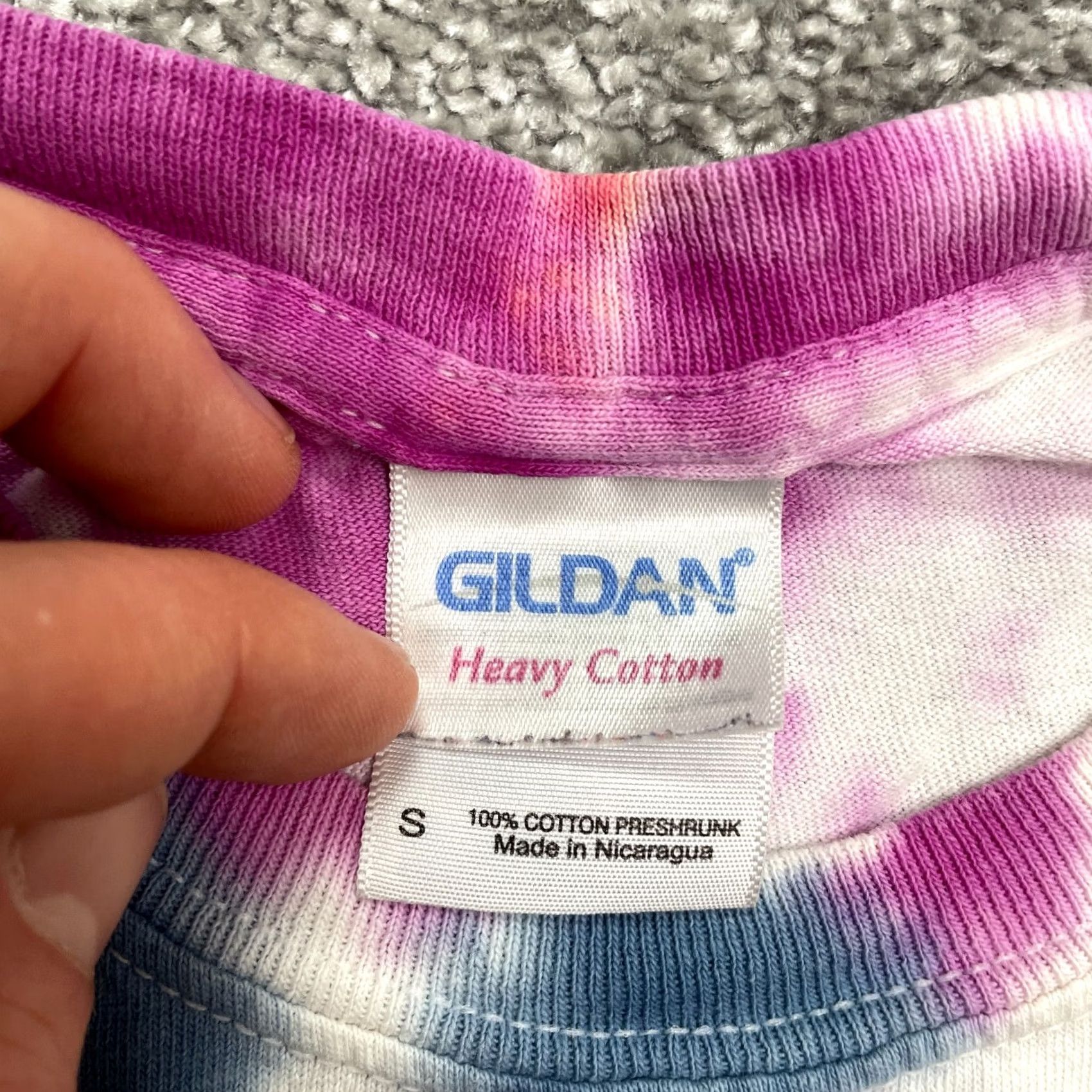 Gildan Gildan Womens Small Tie-Dye T-Shirt Crew Neck Multicolor Casual Cotton Tee Shirt Size S / US 4 / IT 40 - 5 Thumbnail
