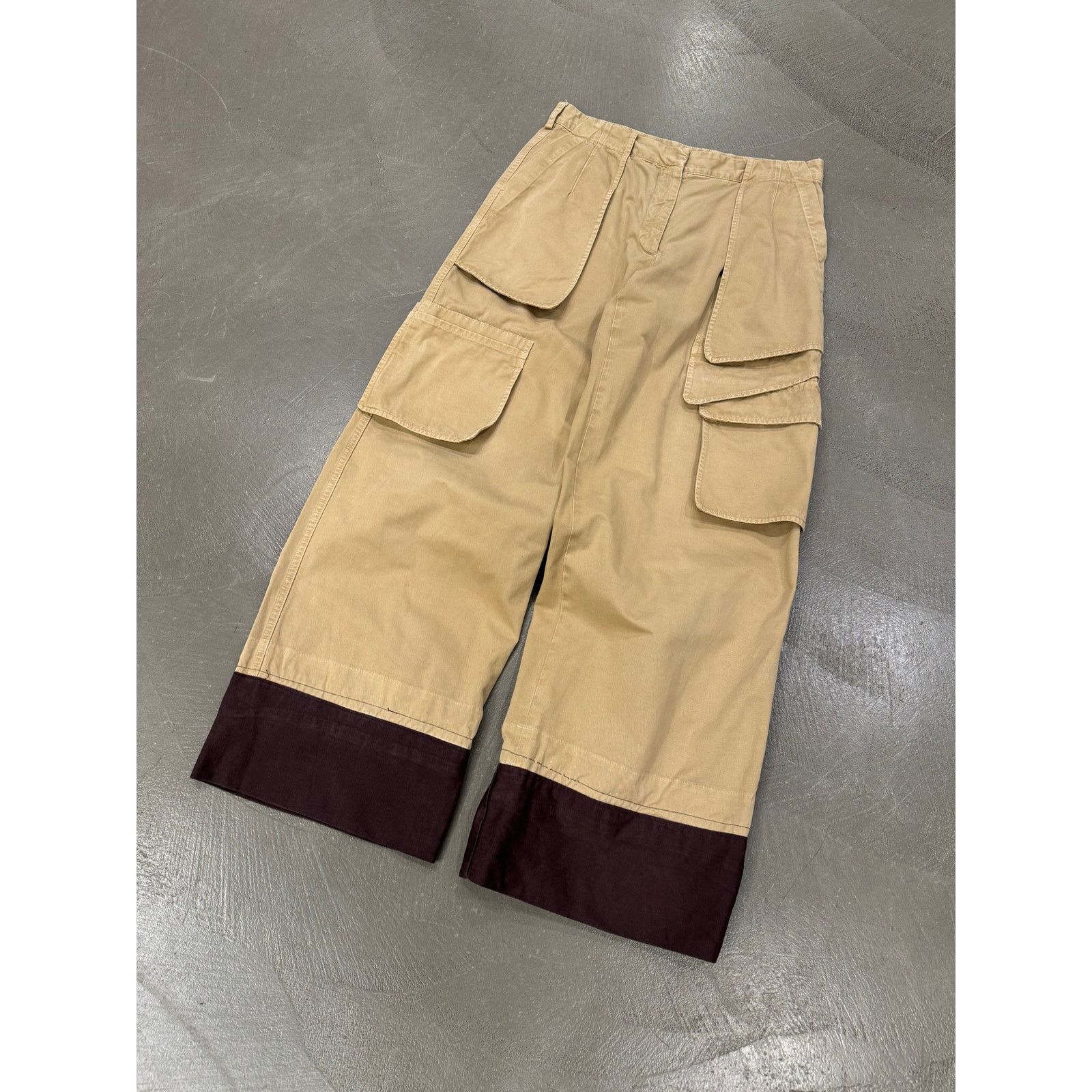 Dries Van Noten 2000s Dries Van Noten wide cargo pants Size 24" / US 00 / IT 34 - 3 Thumbnail