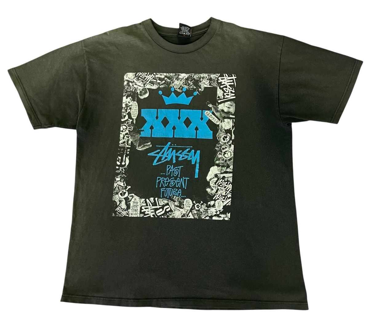 Stussy Thrashed Vintage Stüssy "XXX" 30th Anniversary T-shirt Size US L / EU 52-54 / 3 - 2 Thumbnail