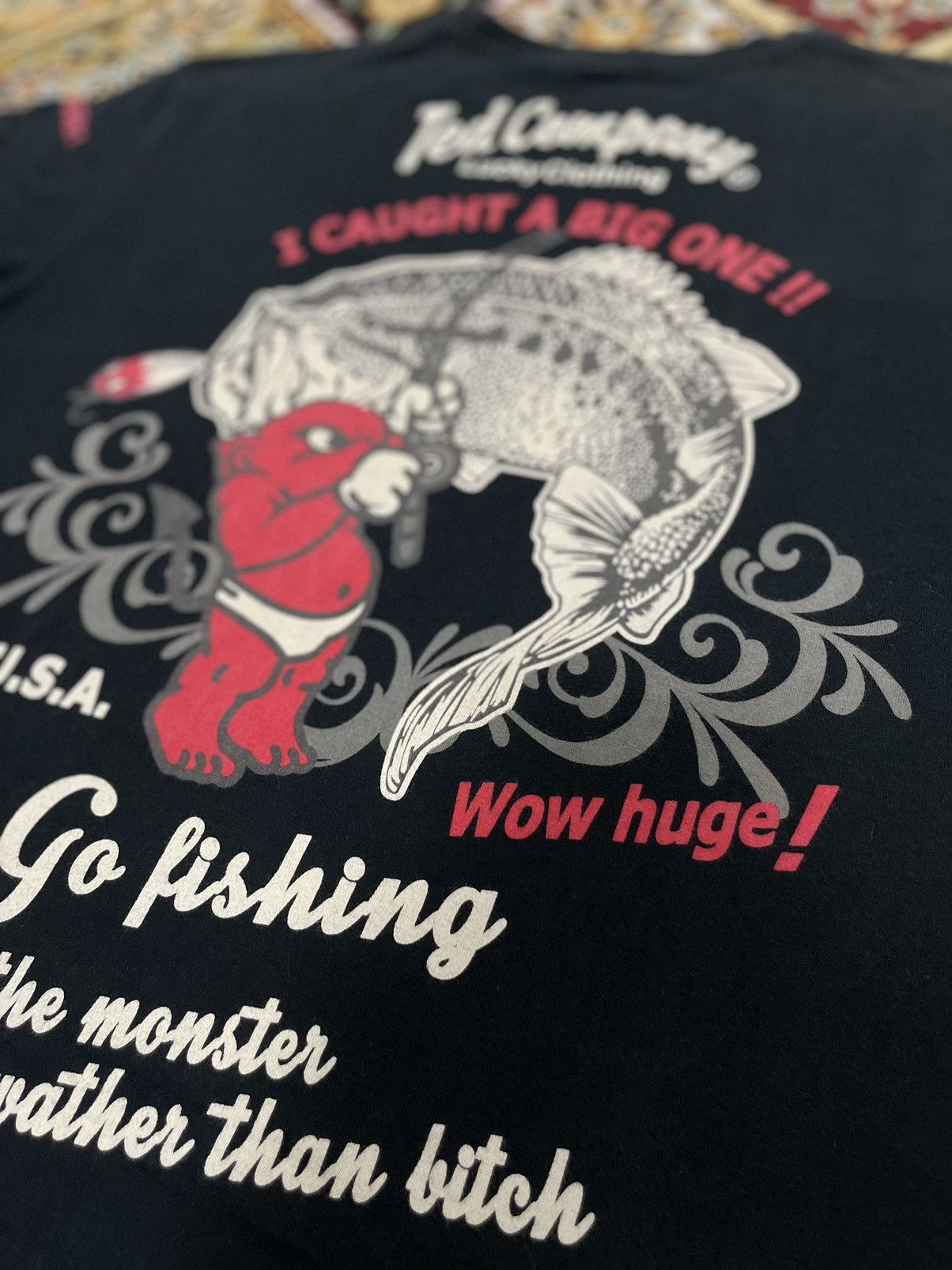 Japanese Brand × Vintage Ted Company Lucky Red Devil Sukajan Big Logo Vintage Tee Size US L / EU 52-54 / 3 - 4 Thumbnail