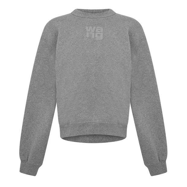 o1g2r1mq0824 Puff Logo Sweatshirt in Grey