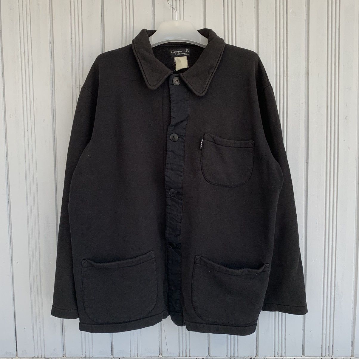 agnes b. Agnes B Homme Button Cardigan Jacket Size L / US 10 / IT 46 - 1 Thumbnail