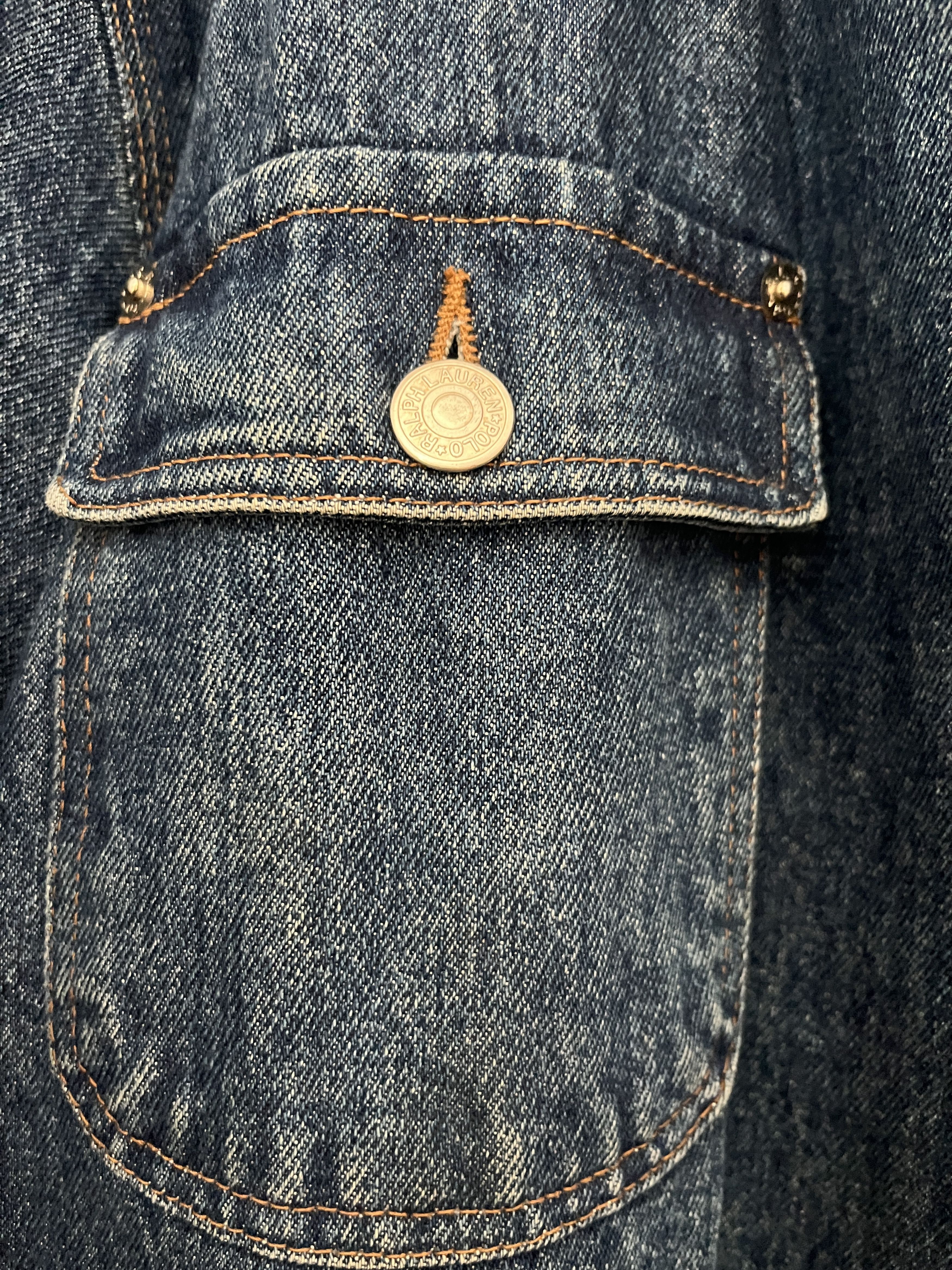 Polo Ralph Lauren Vintage Denim Jacket with wool lining Polo Ralph Lauren Size US L / EU 52-54 / 3 - 7 Thumbnail